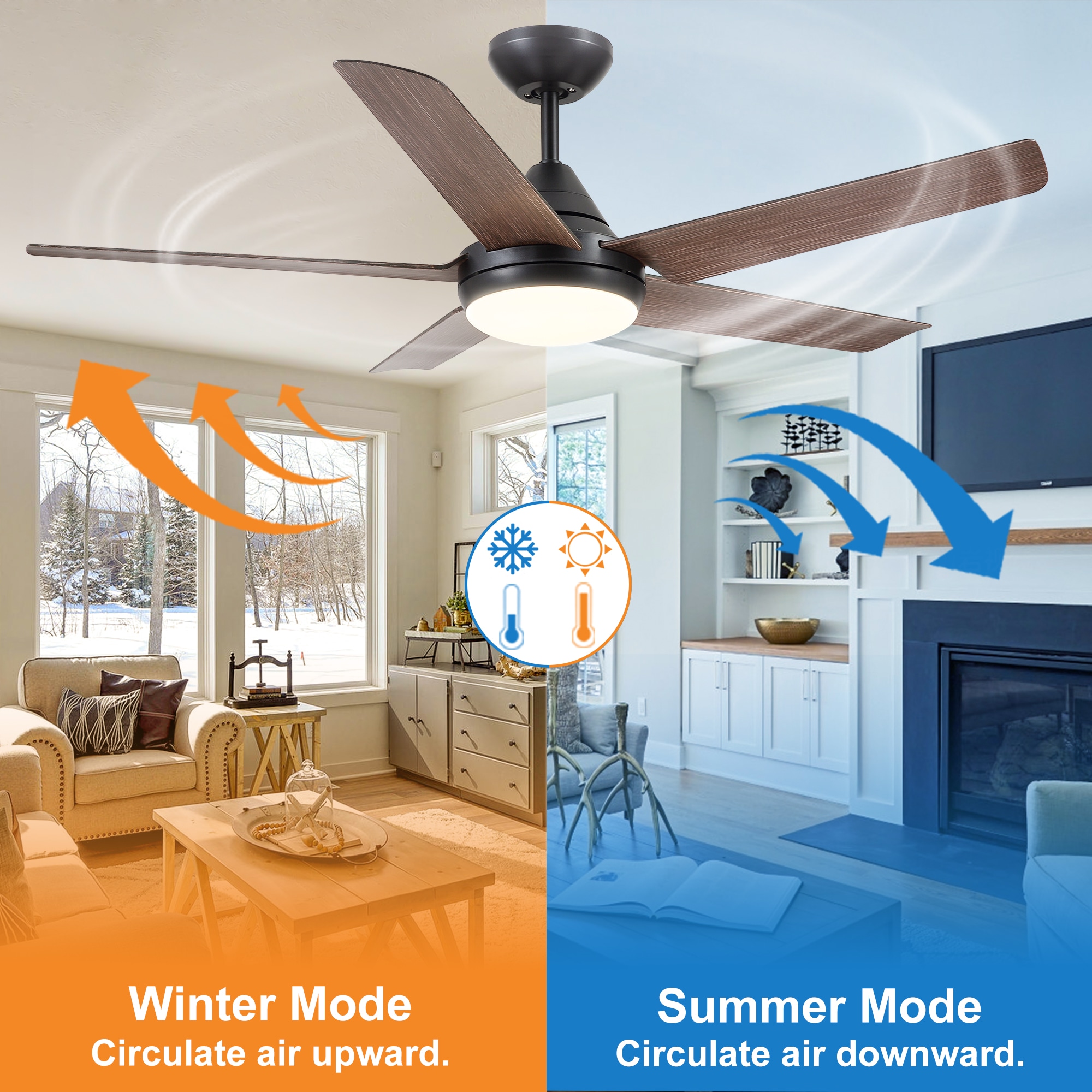 YUHAO LSAC1085BKM482 Ceiling-Fans - View #7