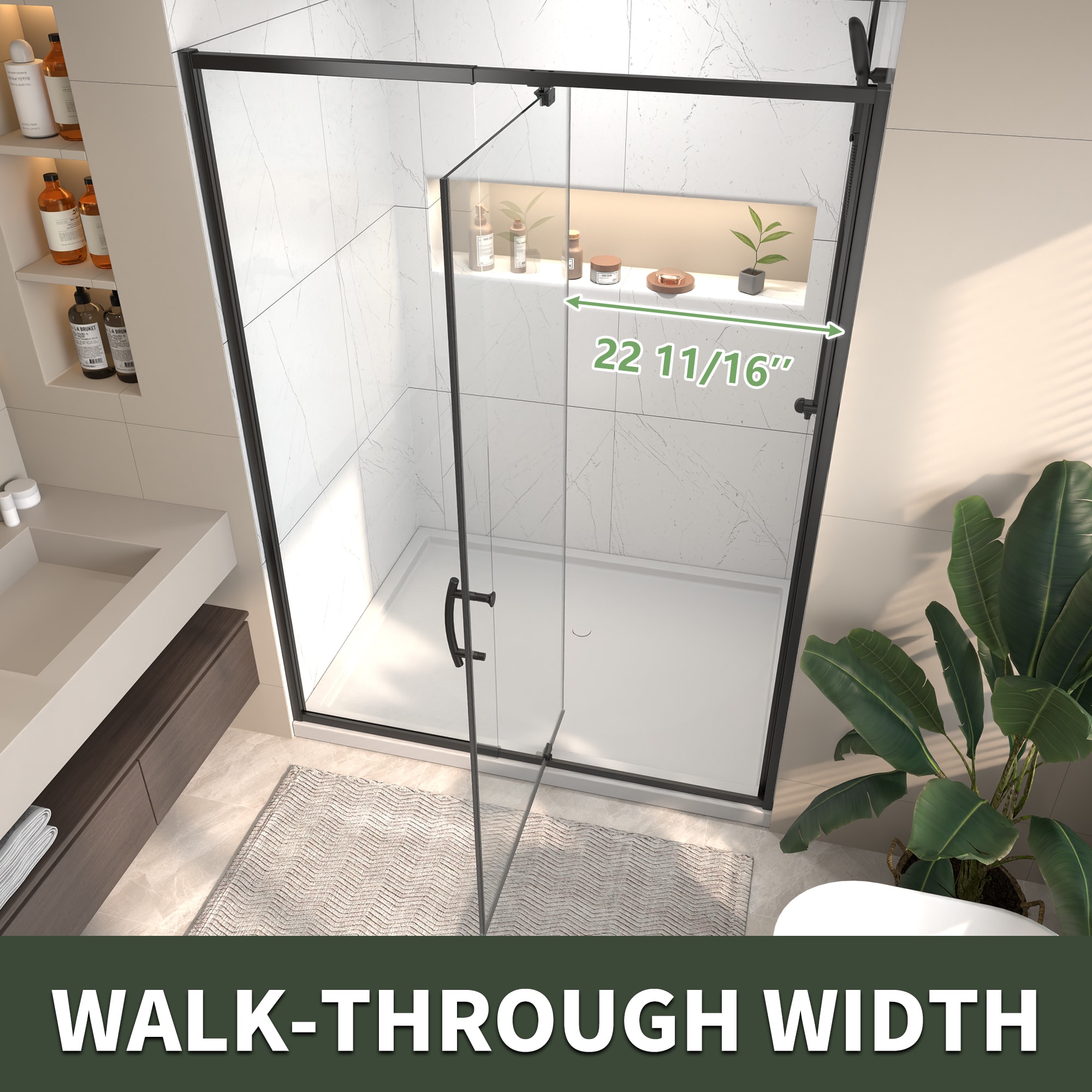 AAZJ ASY-MC3026BL Shower-Doors - View #5