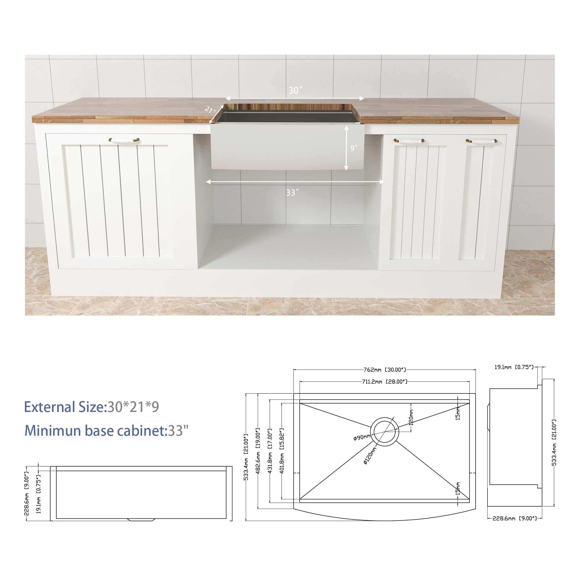 Vanityfus VF-LD-31220 Kitchen-Sinks - View #3
