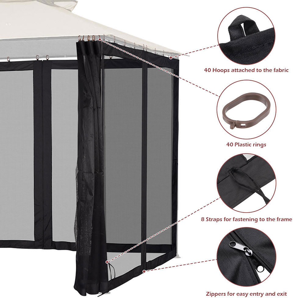 Yescom 07TOP016-S10-NET-LO Canopies-Sl - View #6