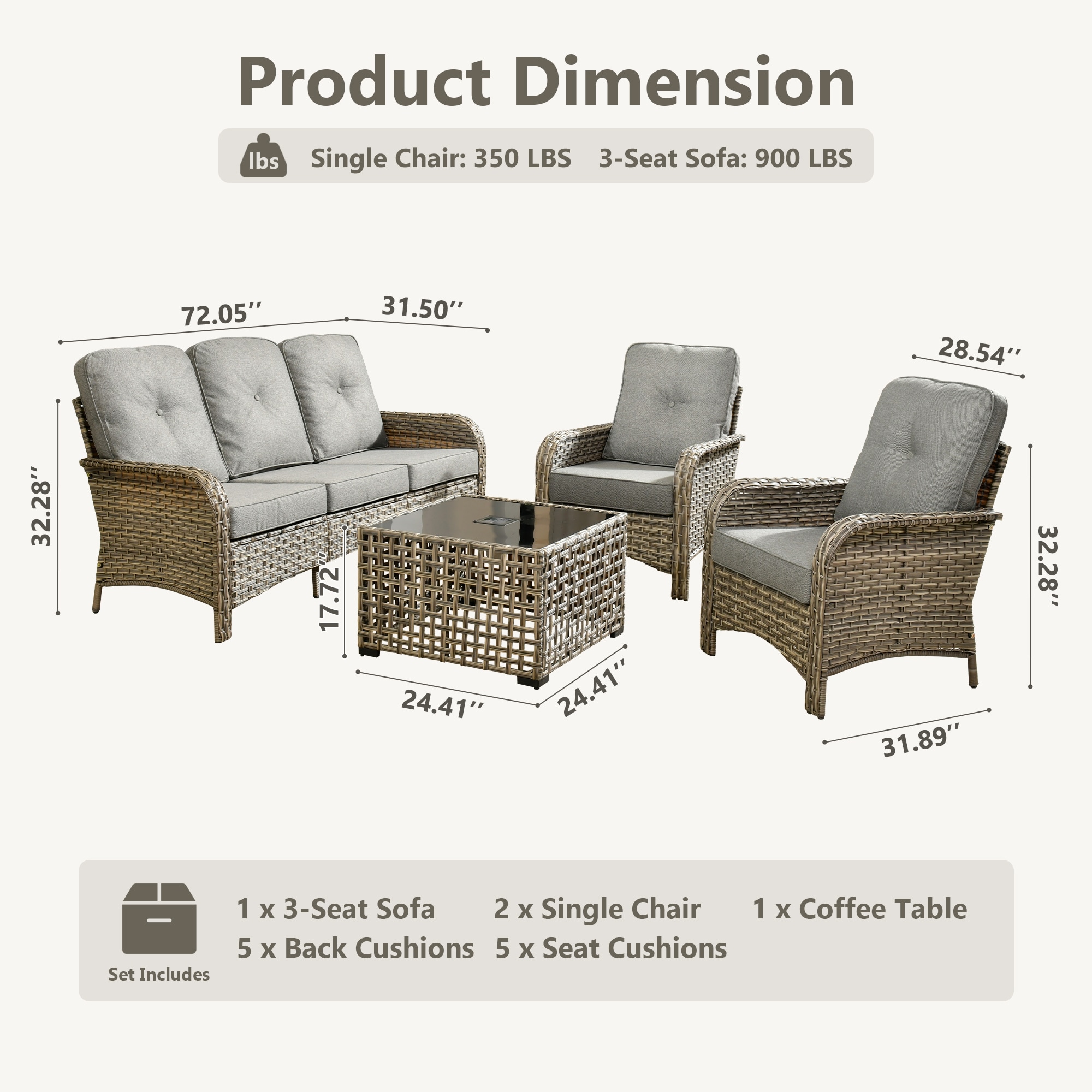 Caodoc L5-VNC200-41 Patio-Sofas-Daybeds - View #7