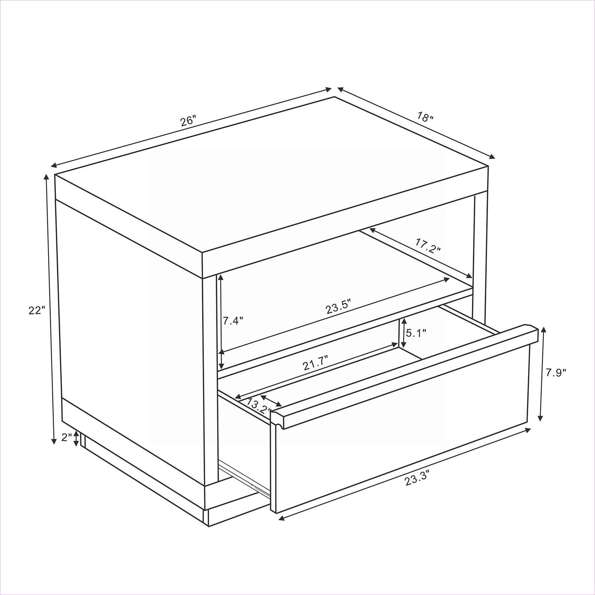 Watnature 0WE38BBHU9J2 nightstands - View #3