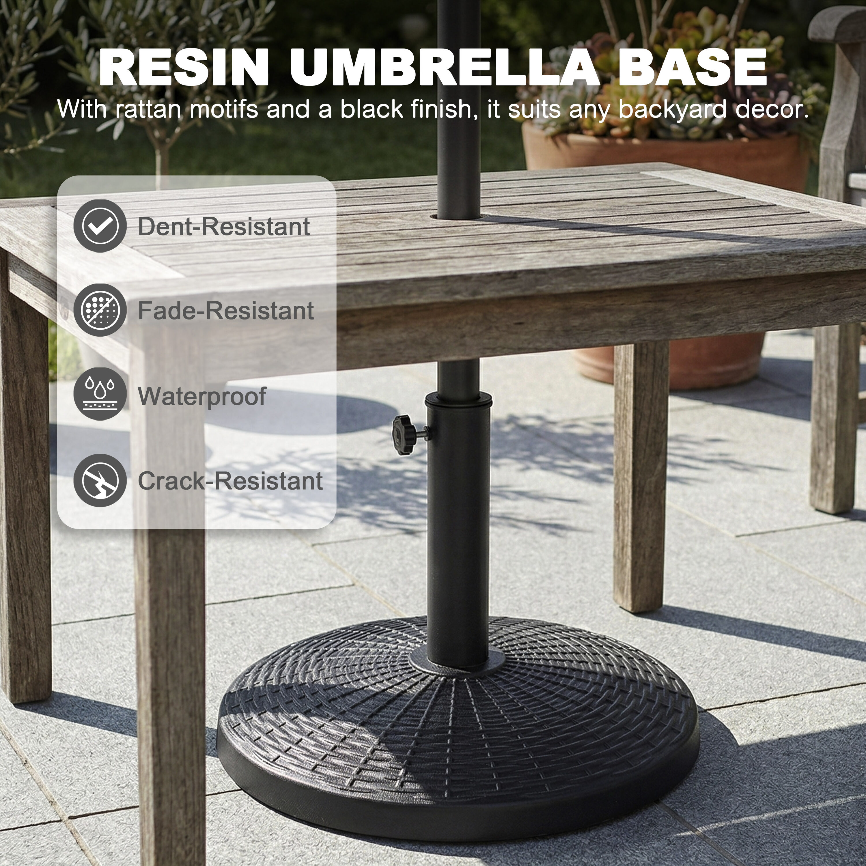Nuu Garden OO02 Umbrella-Bases - View #5
