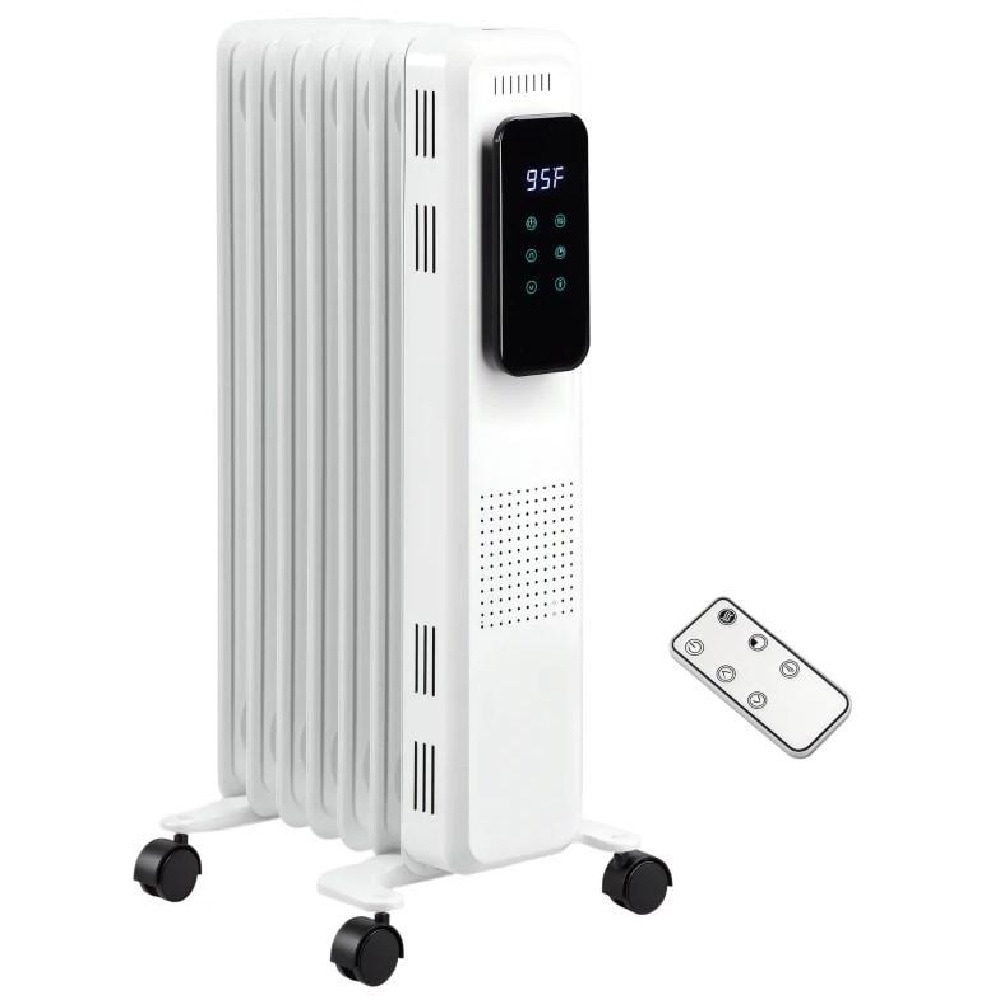 EdenDirect 1500 -Watt Oil-filled radiant Compact personal Indoor Electric Space Heater with Thermostat