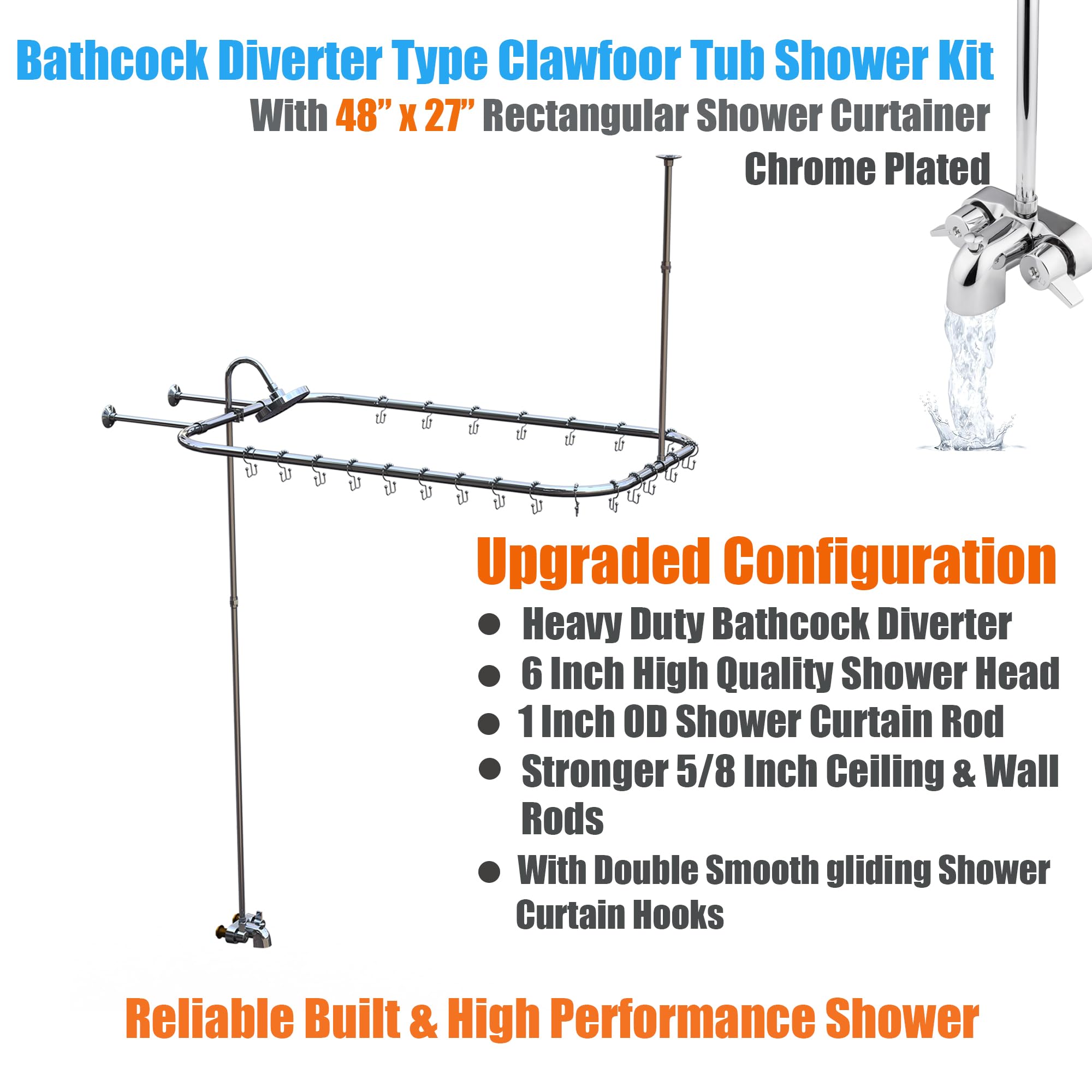 Aoibox LABJNQ5Z Bath-Shower-Facc - View #2