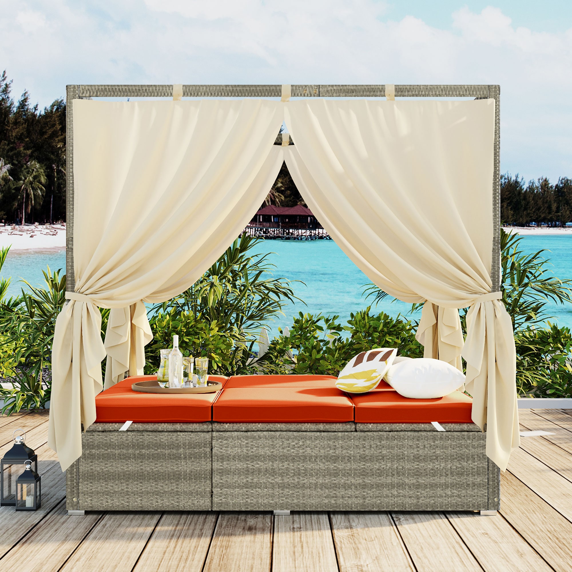 Clihome CL-US312OR Patio-Sofas-Daybeds - View #3