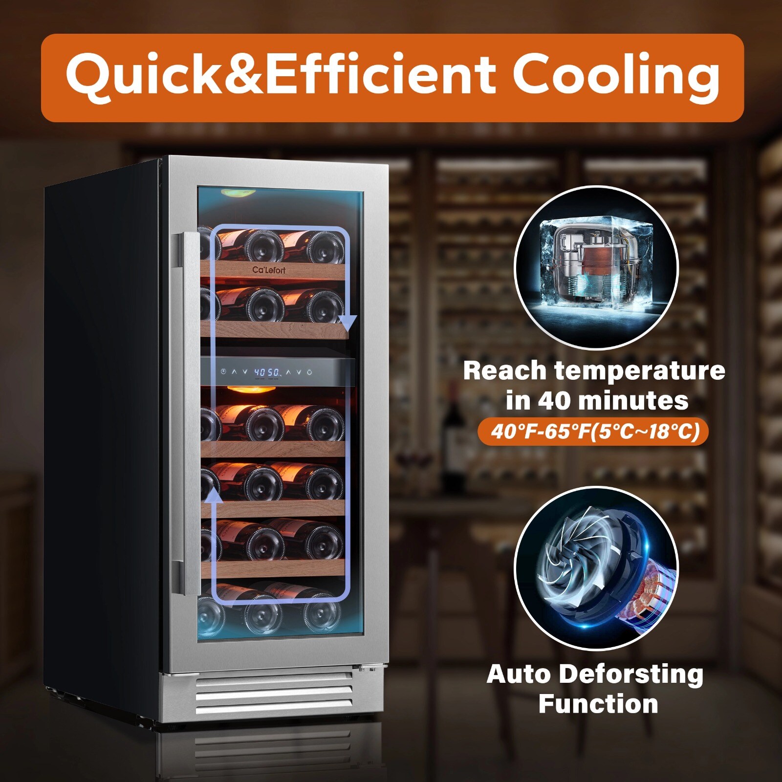 Ca'Lefort CLF-WD15-LS Wine-Chillers - View #3