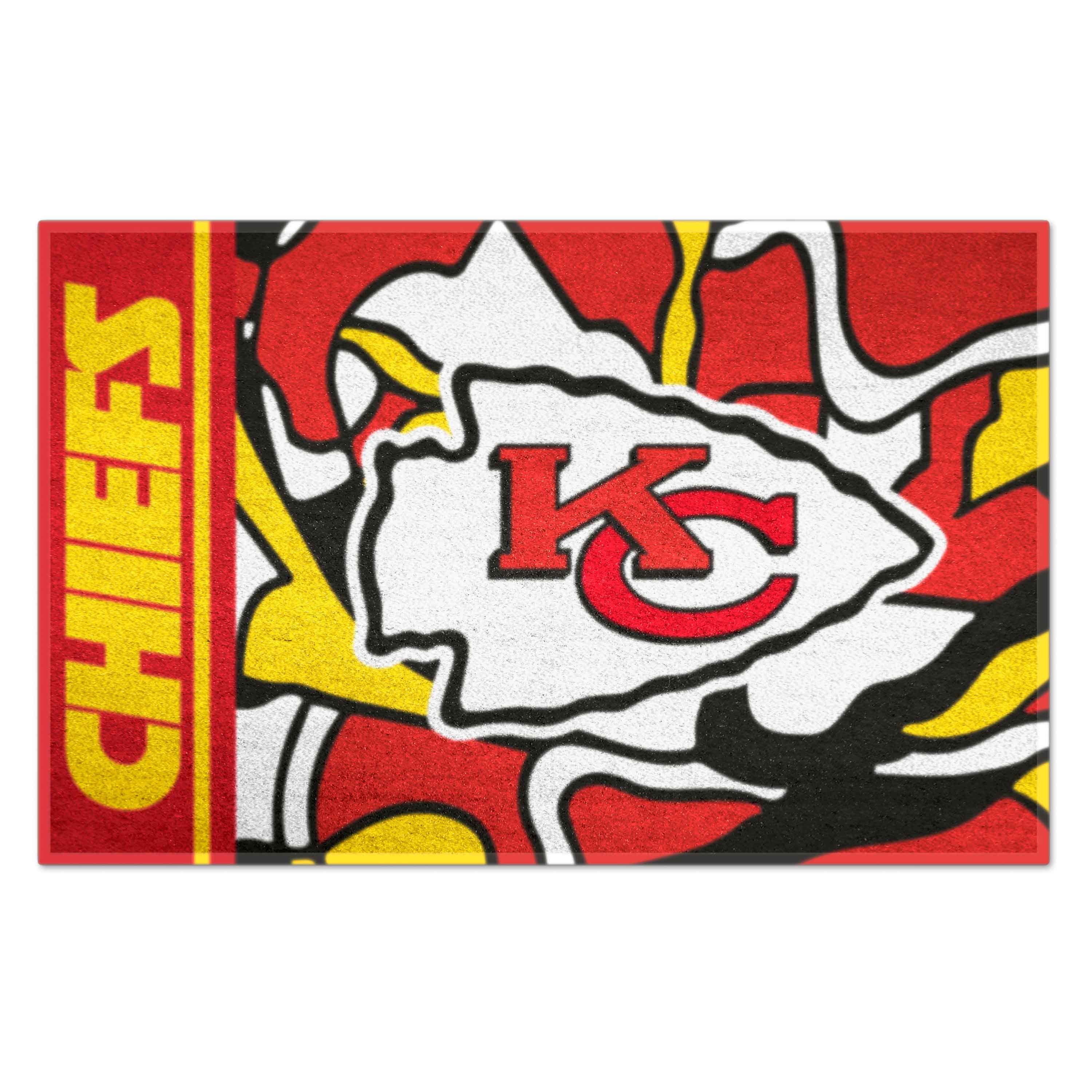 FANMATS 23297 Nfl xfit Starter Mat 2 x 3 (ft) Tufted Nylon Multi Rectangular Indoor Throw rug