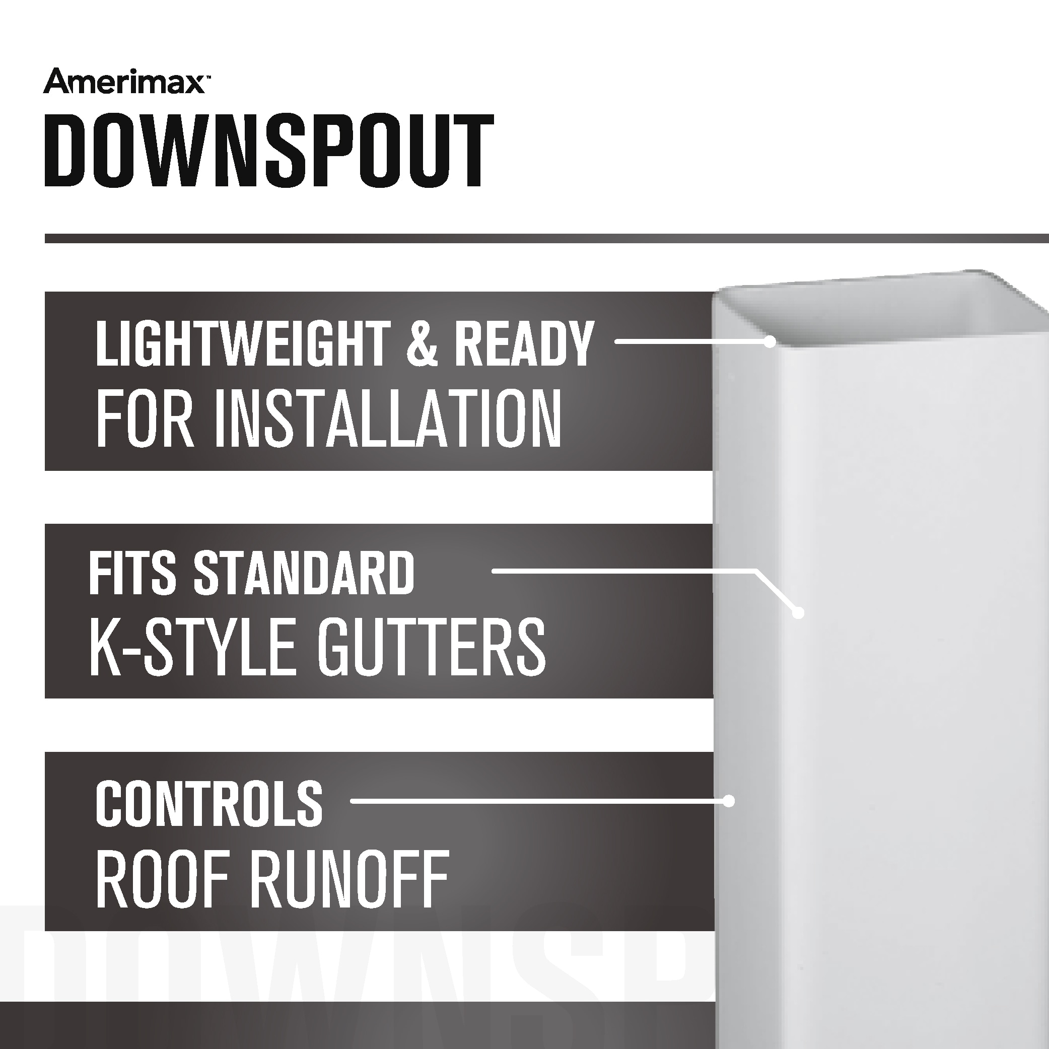 Amerimax T0583 Downspout-Components - View #4