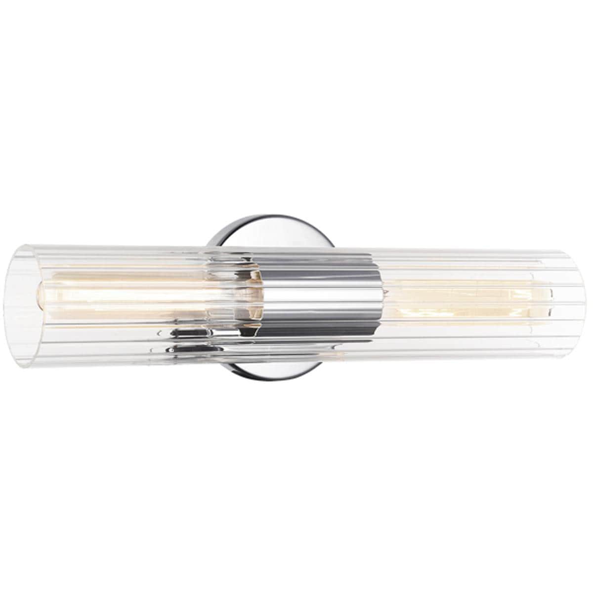 Matteo  Lighting S05401CH Odette 2 Light 475 inch Chrome Wall Sconce Wall Light
