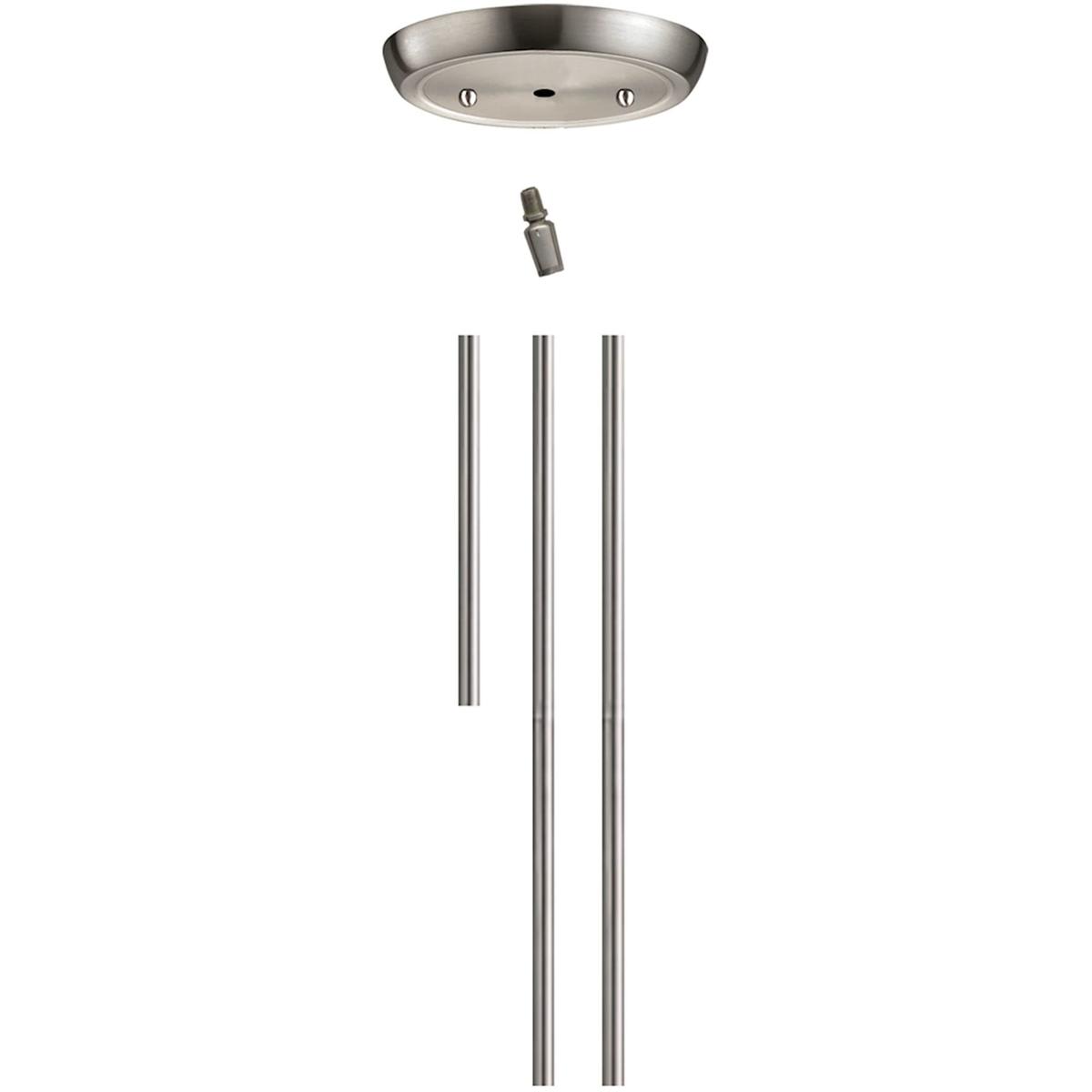 Atlas Lighting and Home  CL11973-NK Pendant Options Satin Nickel Rod Kit