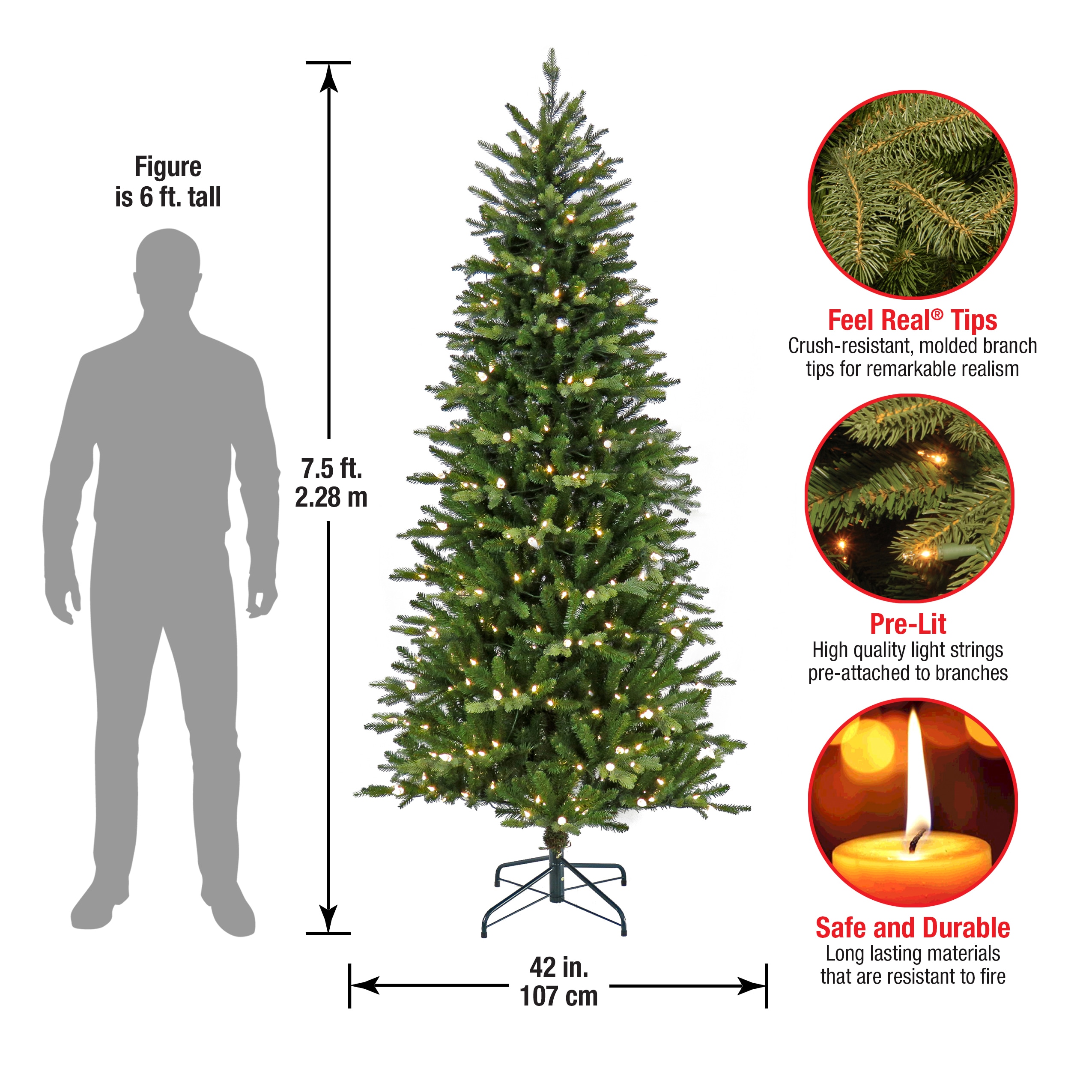 National Tree Company WEP64-300L-75 Artificial-Christmas-Trees - View #6