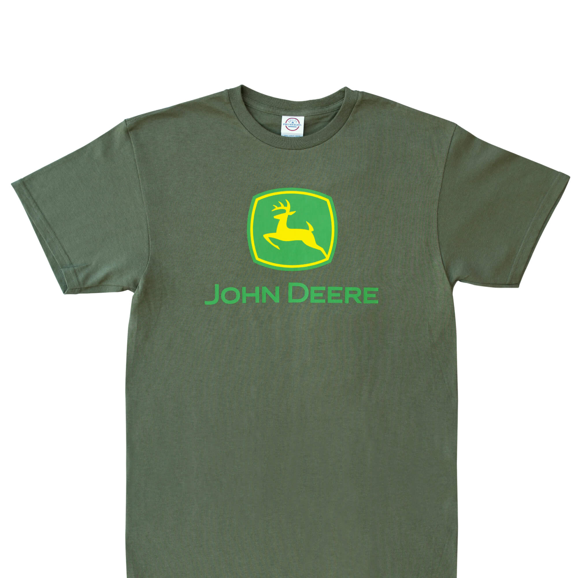 Deere Men's Textured Cotton Short sleeve Solid T-shirt Work Shirt (Large) Tops & Shirts at Lowes.com