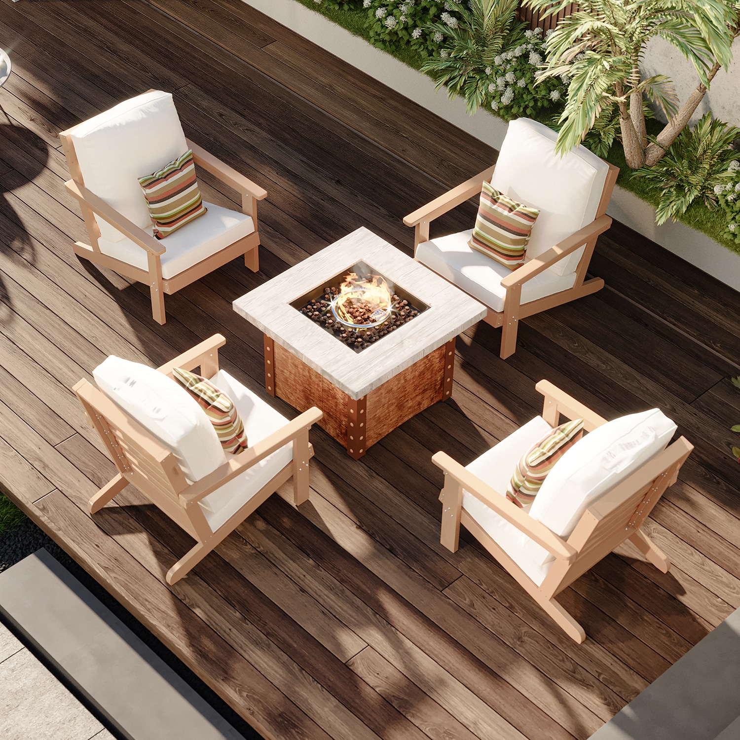 Clihome CL-5J1860 Patio-Conversation-Sets - View #2