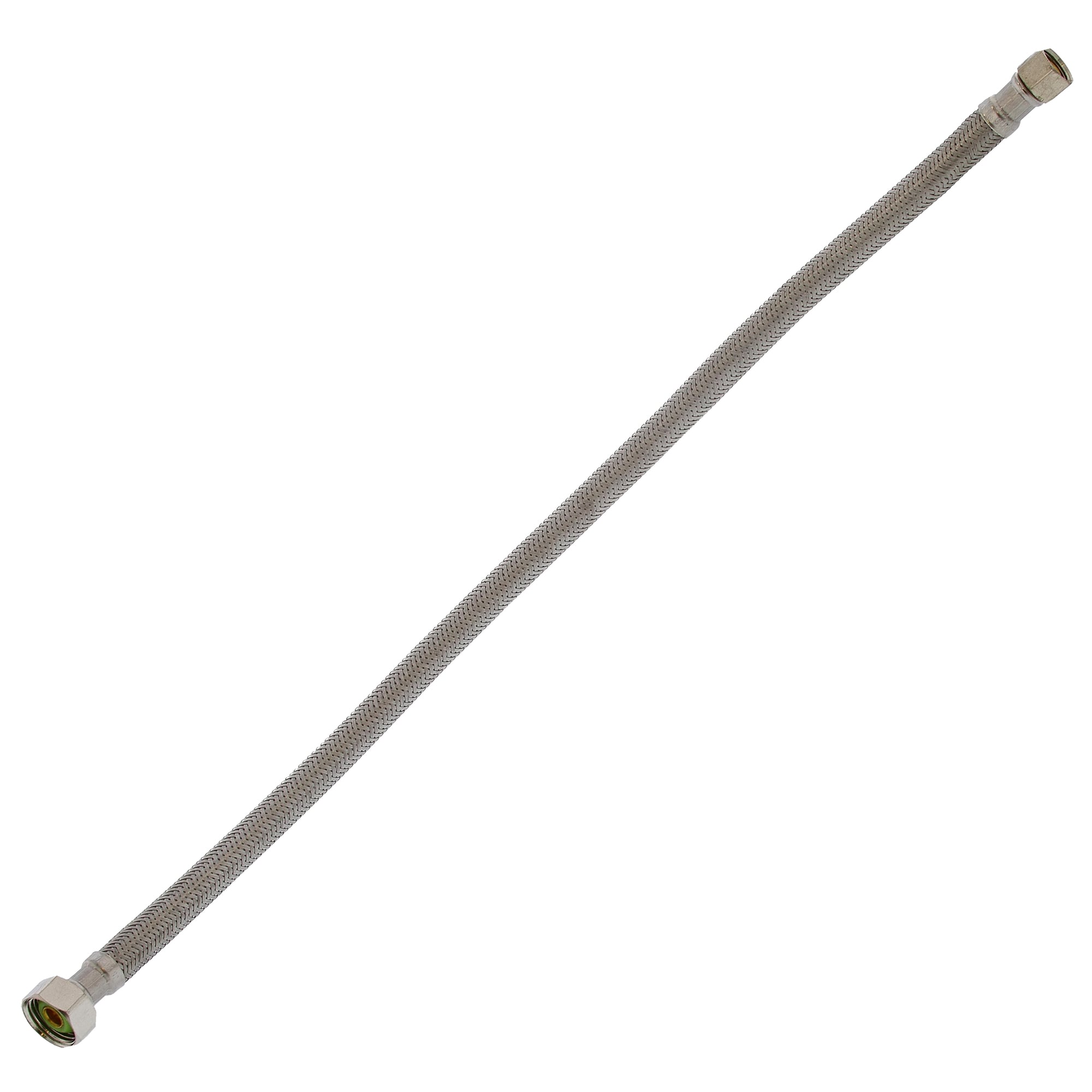Jones Stephens S04203 Lead Law Compliant 3/8X1/2X20 Odxfip Stainless Steel Faucet Connector