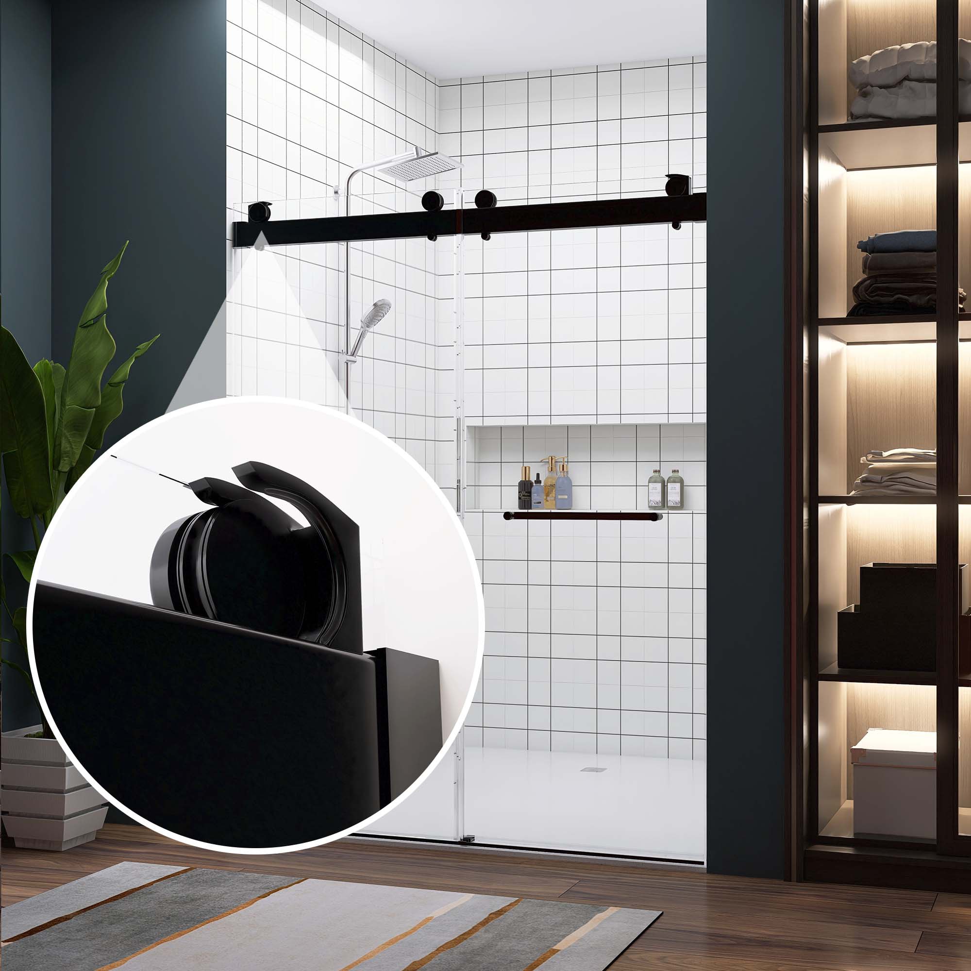 WELLFOR QPZ-TM26881 Shower-Doors - View #5