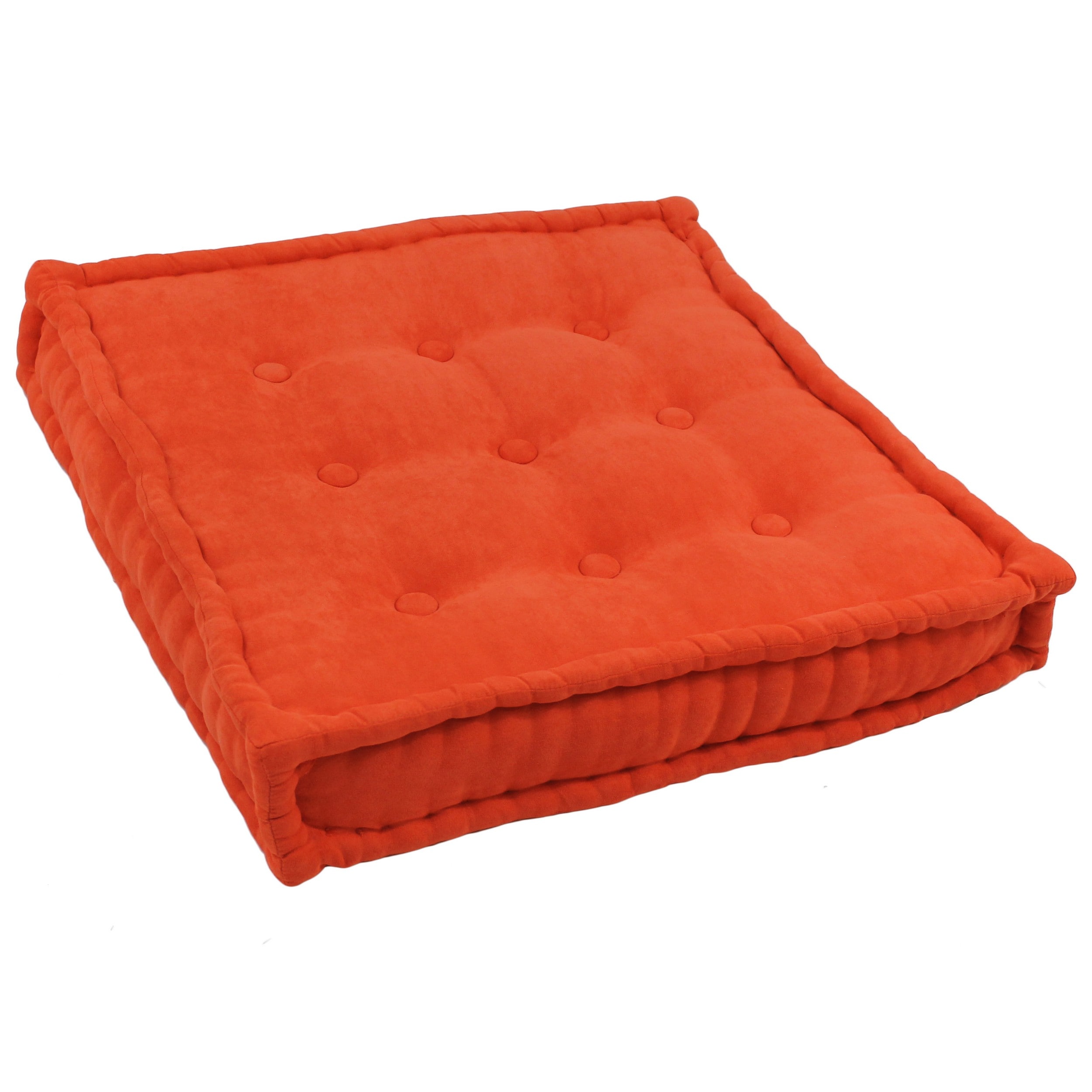 Blazing Needles 25-SQ-MS-TD 2 -Piece 25-in x 25-in Tangerine Dream Square Indoor Decorative Pillow