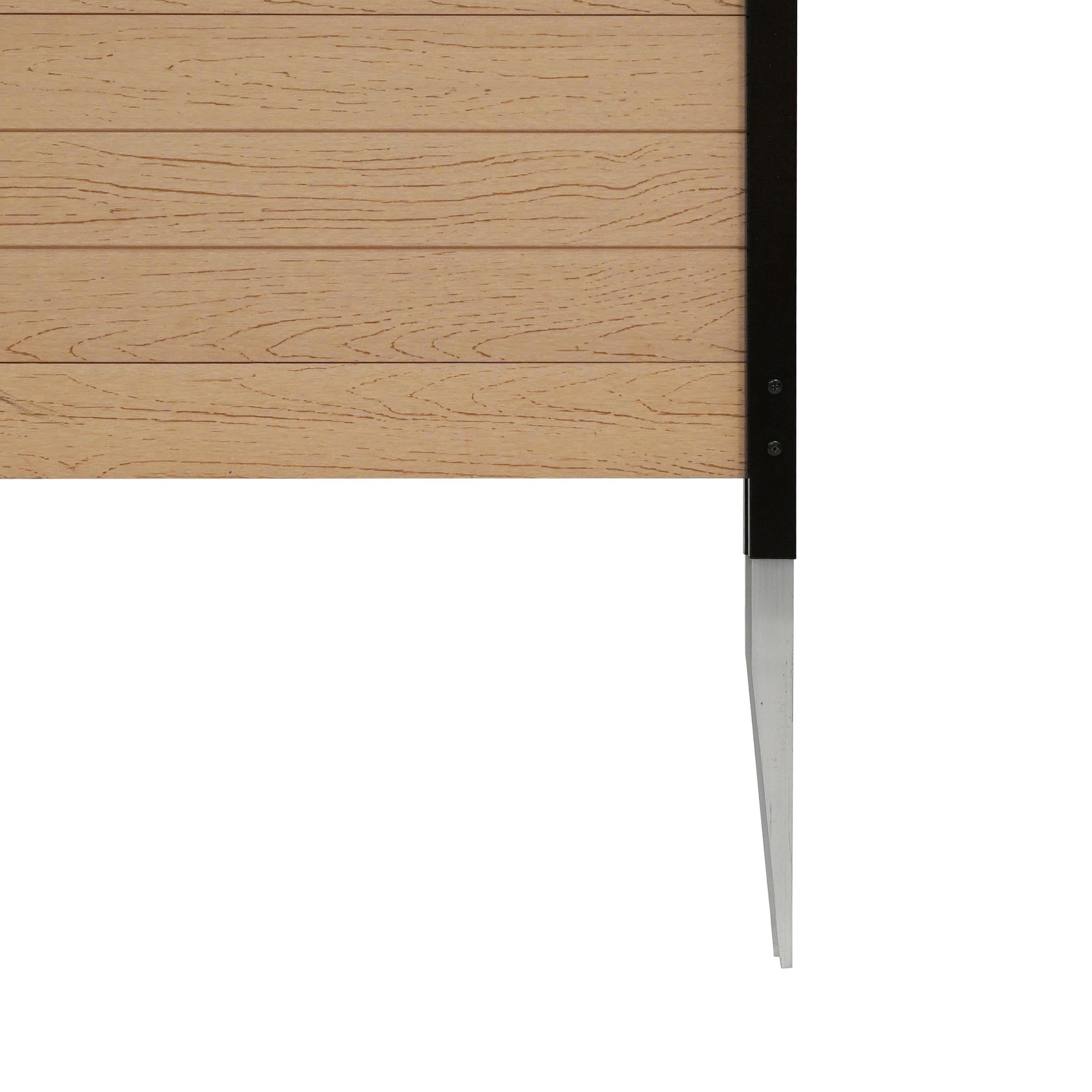 Nappa Cedar Color Vinyl Privacy Screen Kit with Laser Cut Design
