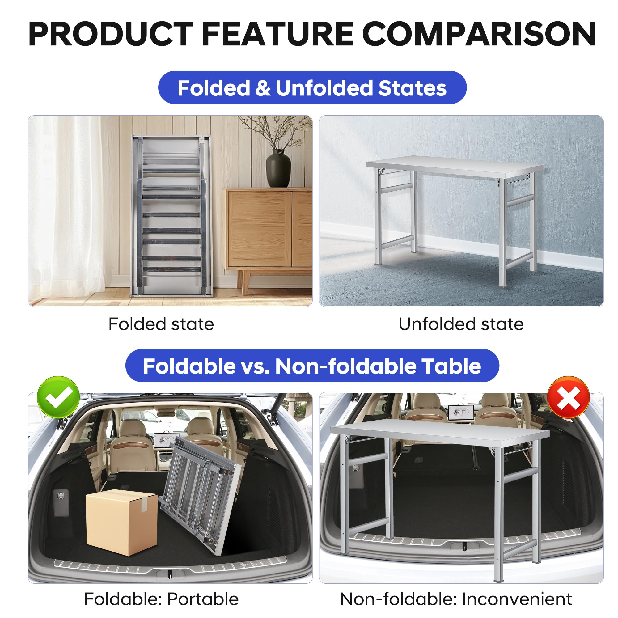 Garvee JMHXQO5O7456 Folding-Tables - View #6