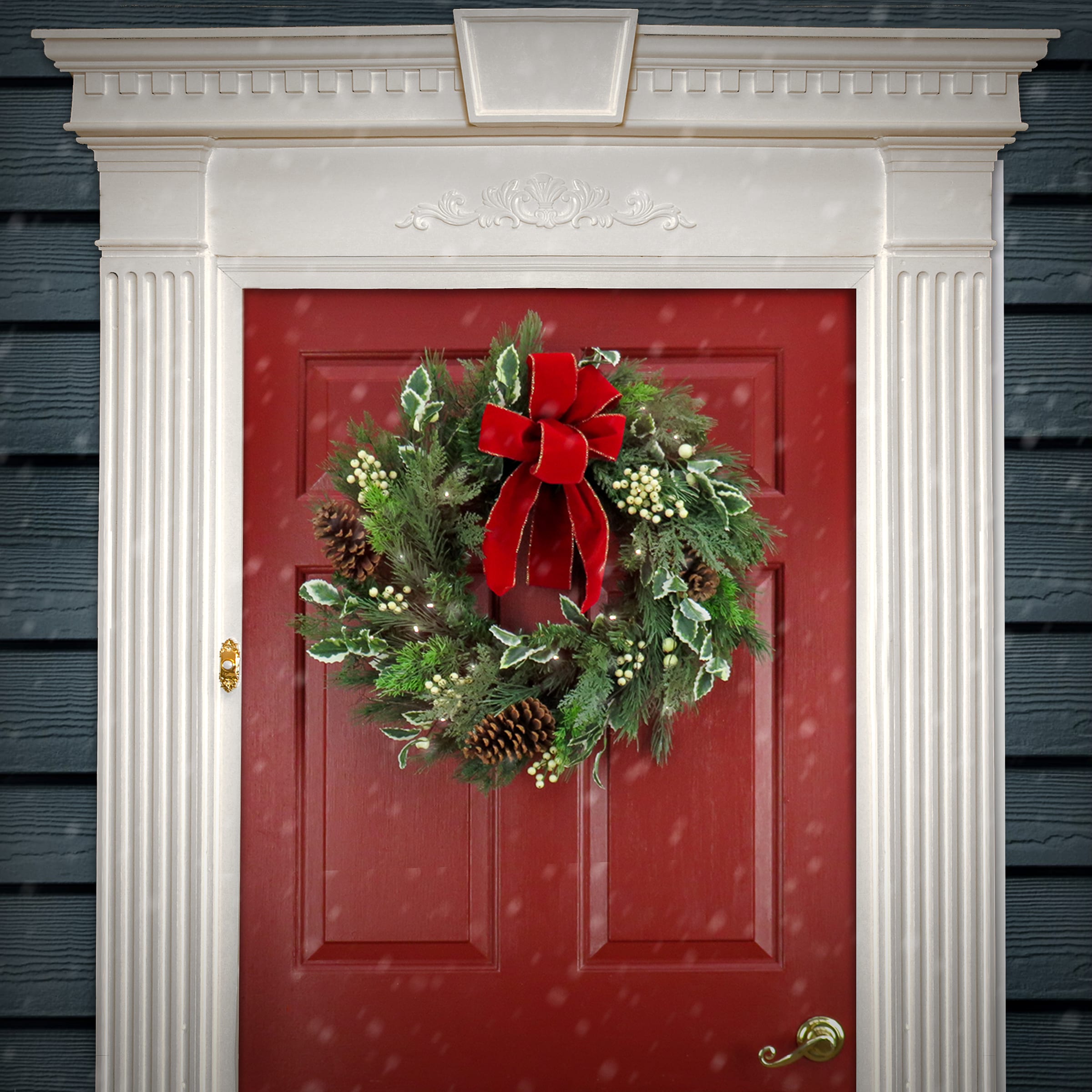 National Tree Company HGTHY63-30022WB Artificial-Christmas-Wreaths - View #2