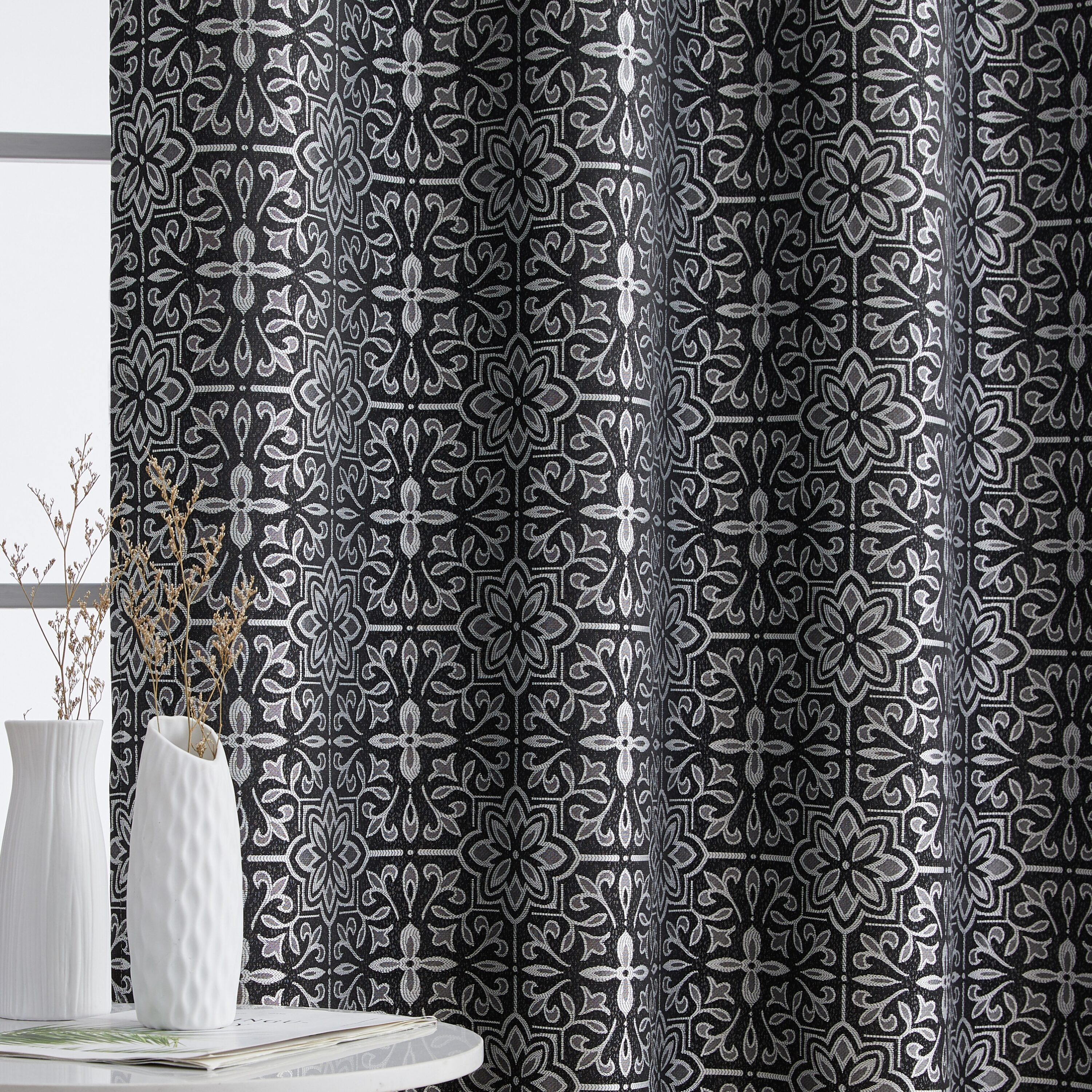 HLC.me MIA-BLKT-BLK84 curtains - View #3