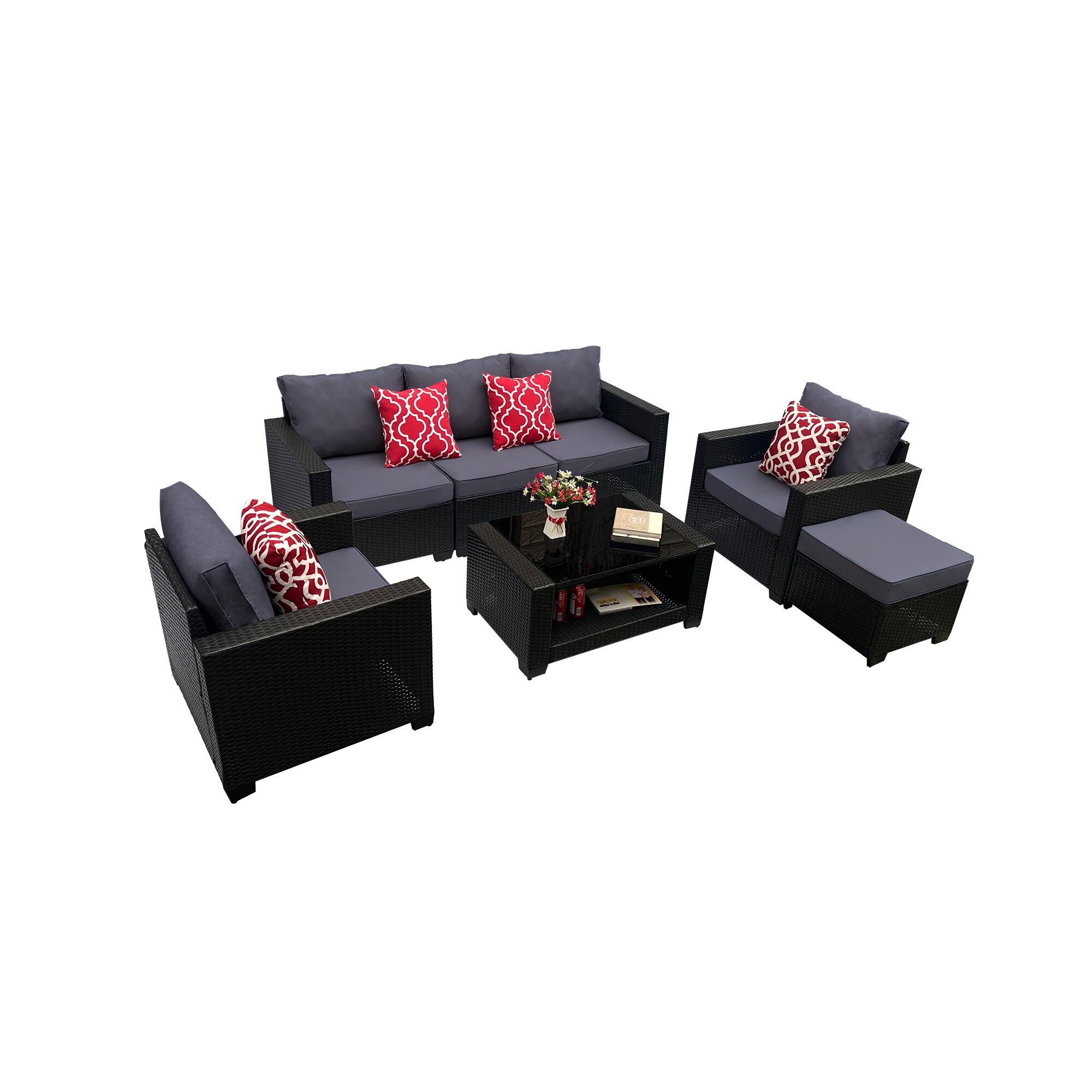 AHIOU HOME ZAAHG-S00046SF Patio-Conversation-Sets - View #7