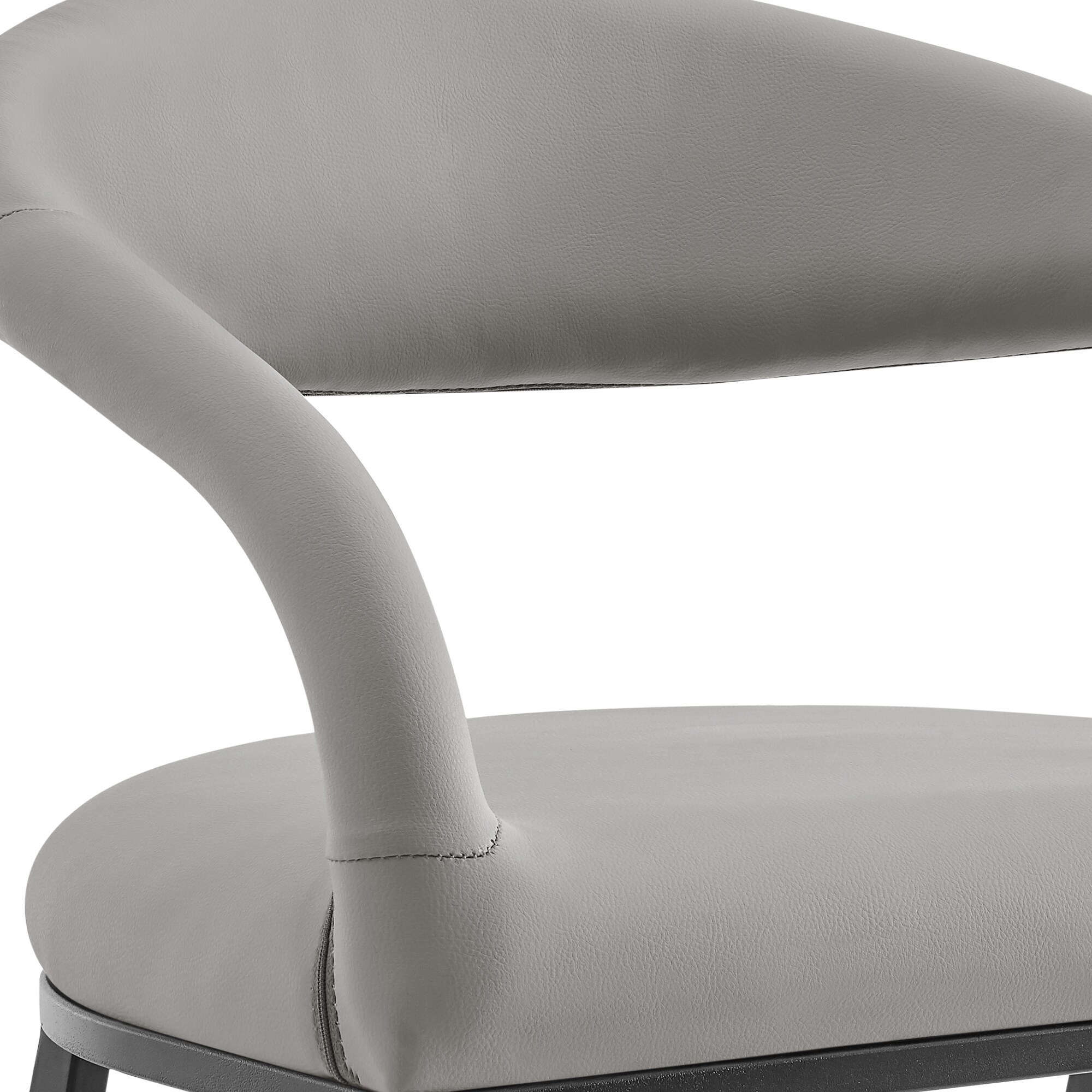 Armen Living LCRABABLKPGRY30 stools - View #7