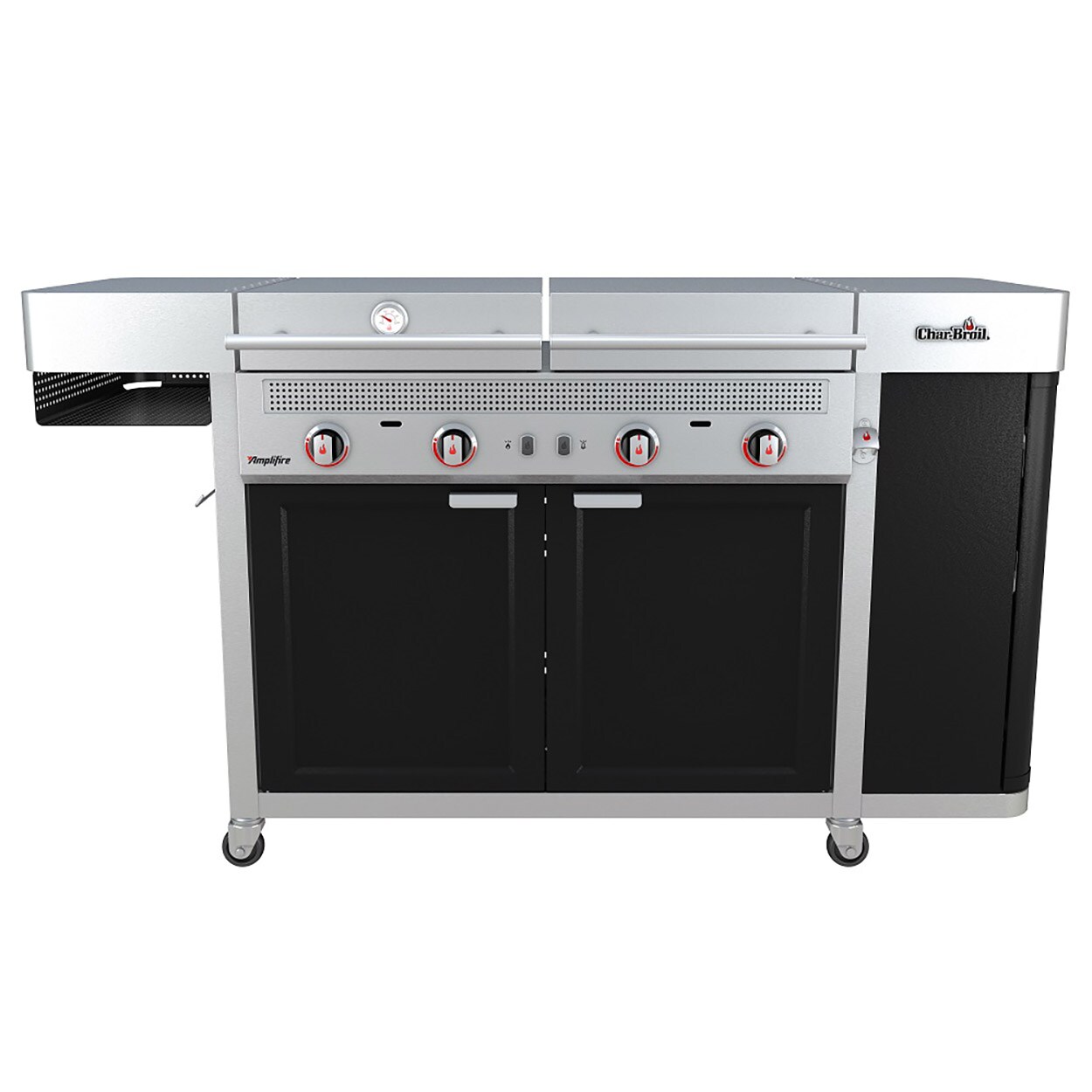 Char-Broil Vista Gray 4-Burner Liquid Propane Infrared Gas Grill