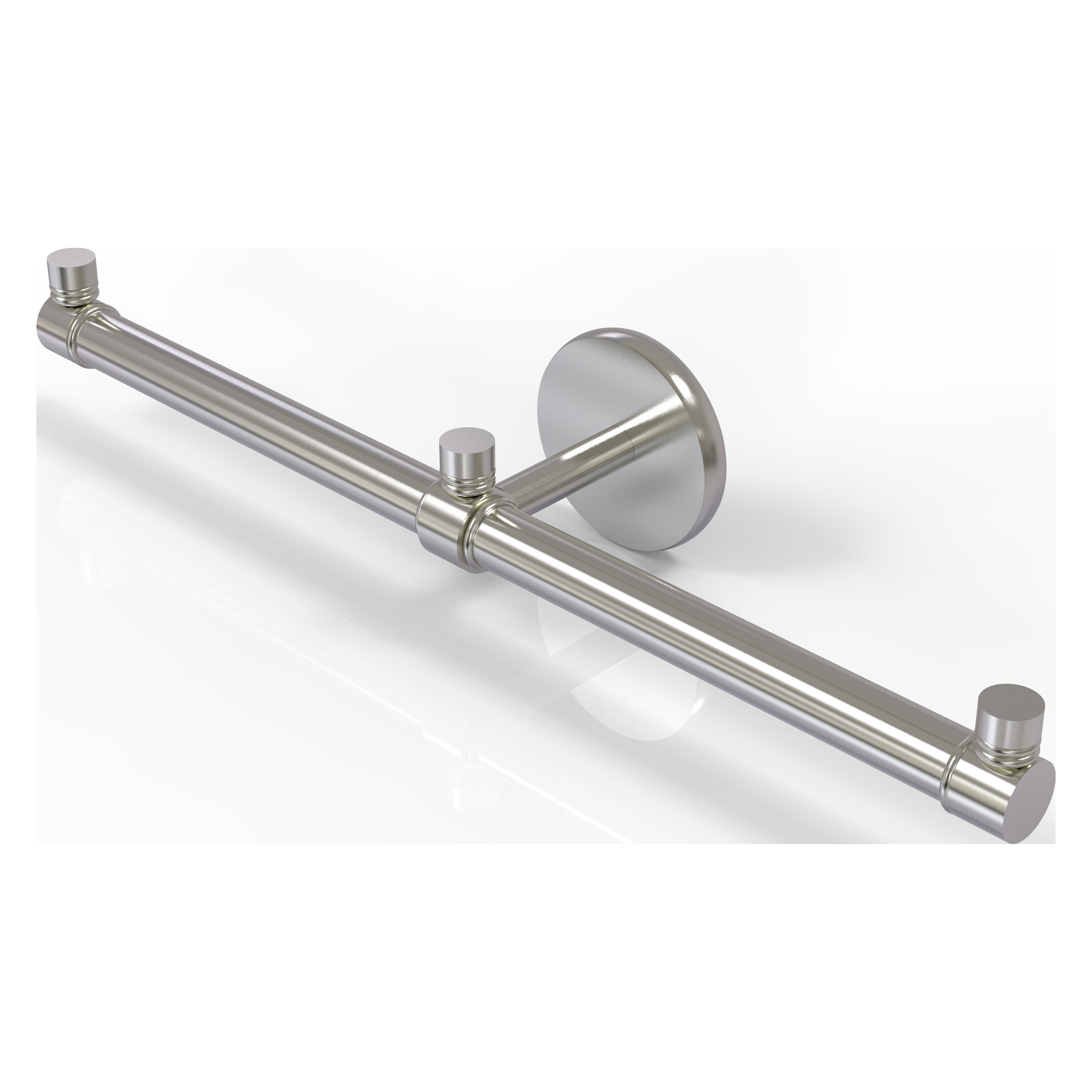 Allied Brass P1000-HTB-2-SN Prestige Skyline 15-in double Satin Nickel Wall mount Double Towel Bar