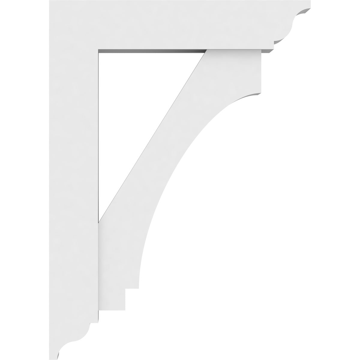 Ekena Millwork BKTP03X16X22IMP01 Exterior-Brackets-Braces - View #3