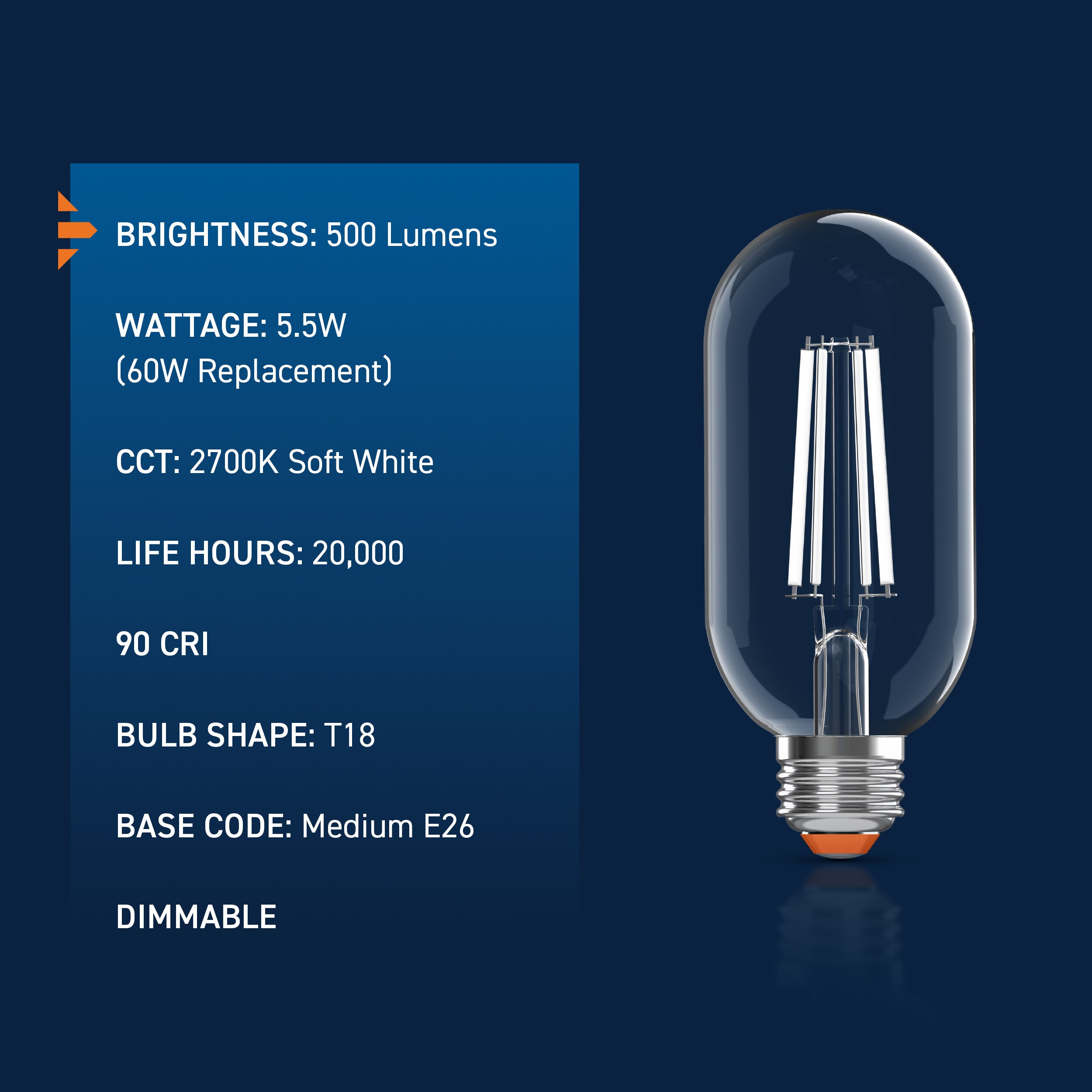 Cree Lighting CL500T18CL927WF2 Dec-Led-Light-Bulbs - View #11