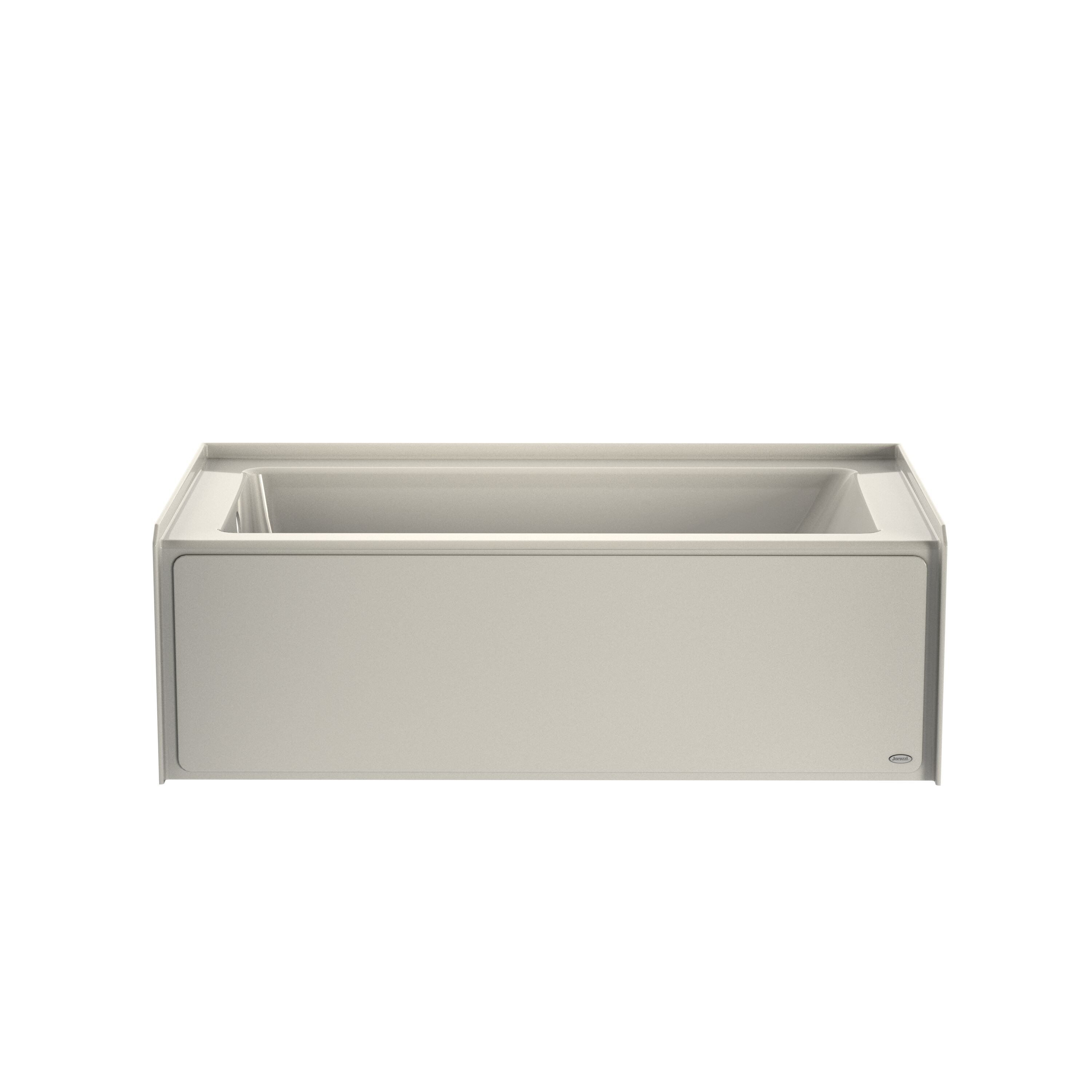 Jacuzzi QF13969 32 x 60 Oyster Acrylic Rectangular Alcove Whirlpool tub ( Left Drain )