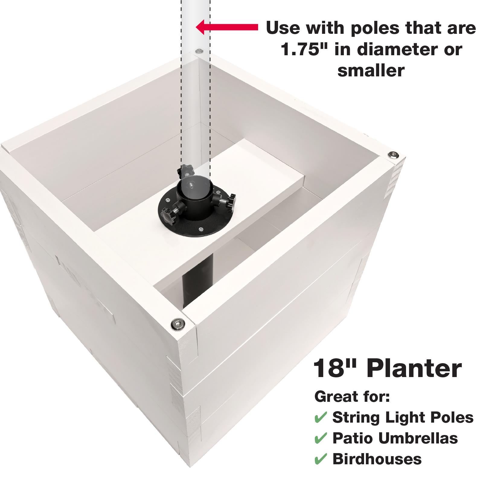 Excello Global Products EGP-HD-0478-OS-WHT Landscape-Lighting-Stakes - View #5