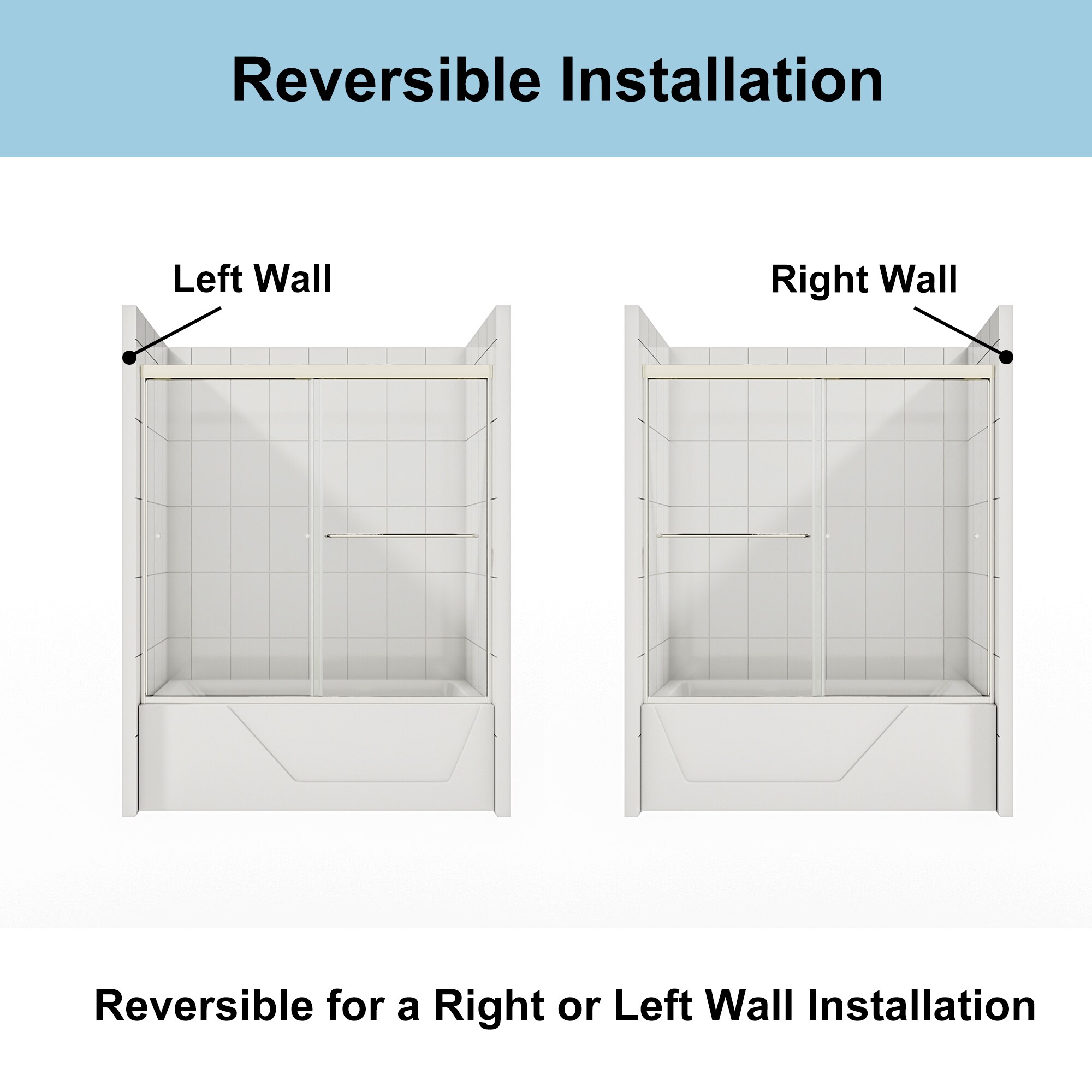 CASAINC EXB-B020-MB Shower-Doors - View #5