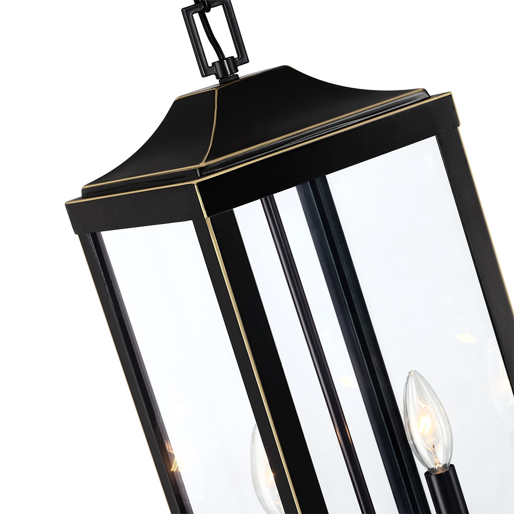 TRUE FINE Jefferson 2-Light 25.7 in. Black Large Outdoor Wall