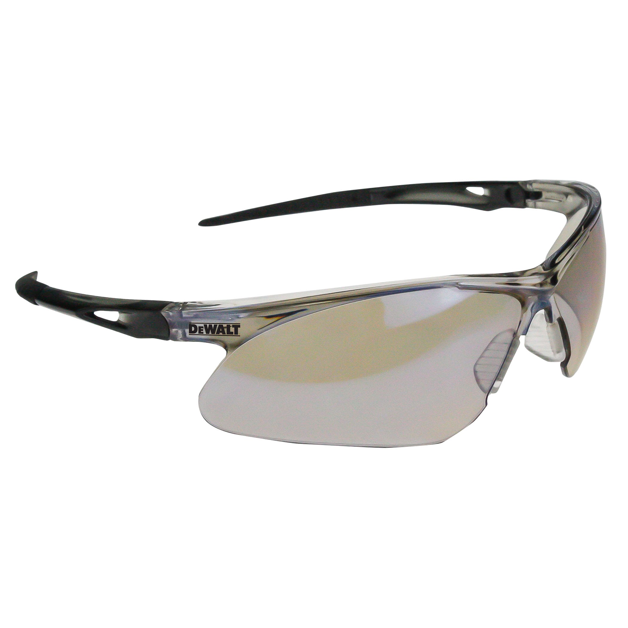 CrossFire Tritix Black Frame Red Mirror Lens Safety Glasses, ANSI
