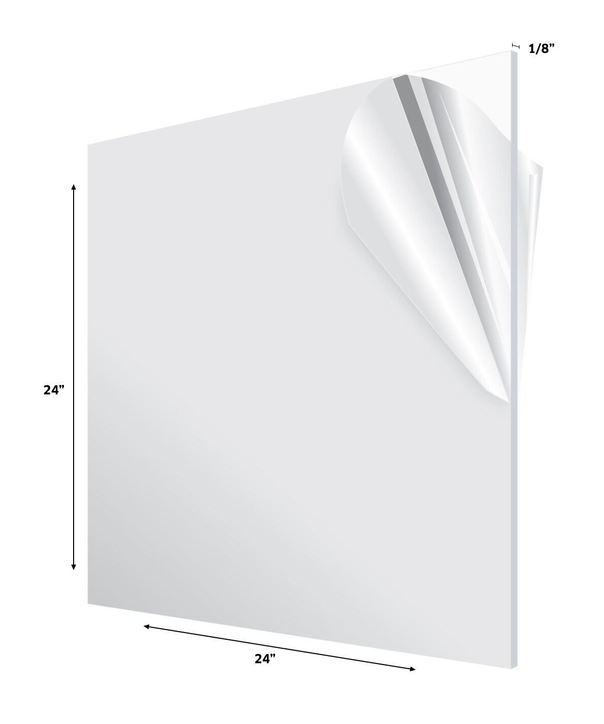 SANALITE POLYETHYLENE 0.25-in T x 24-in W x 48-in L Off-white