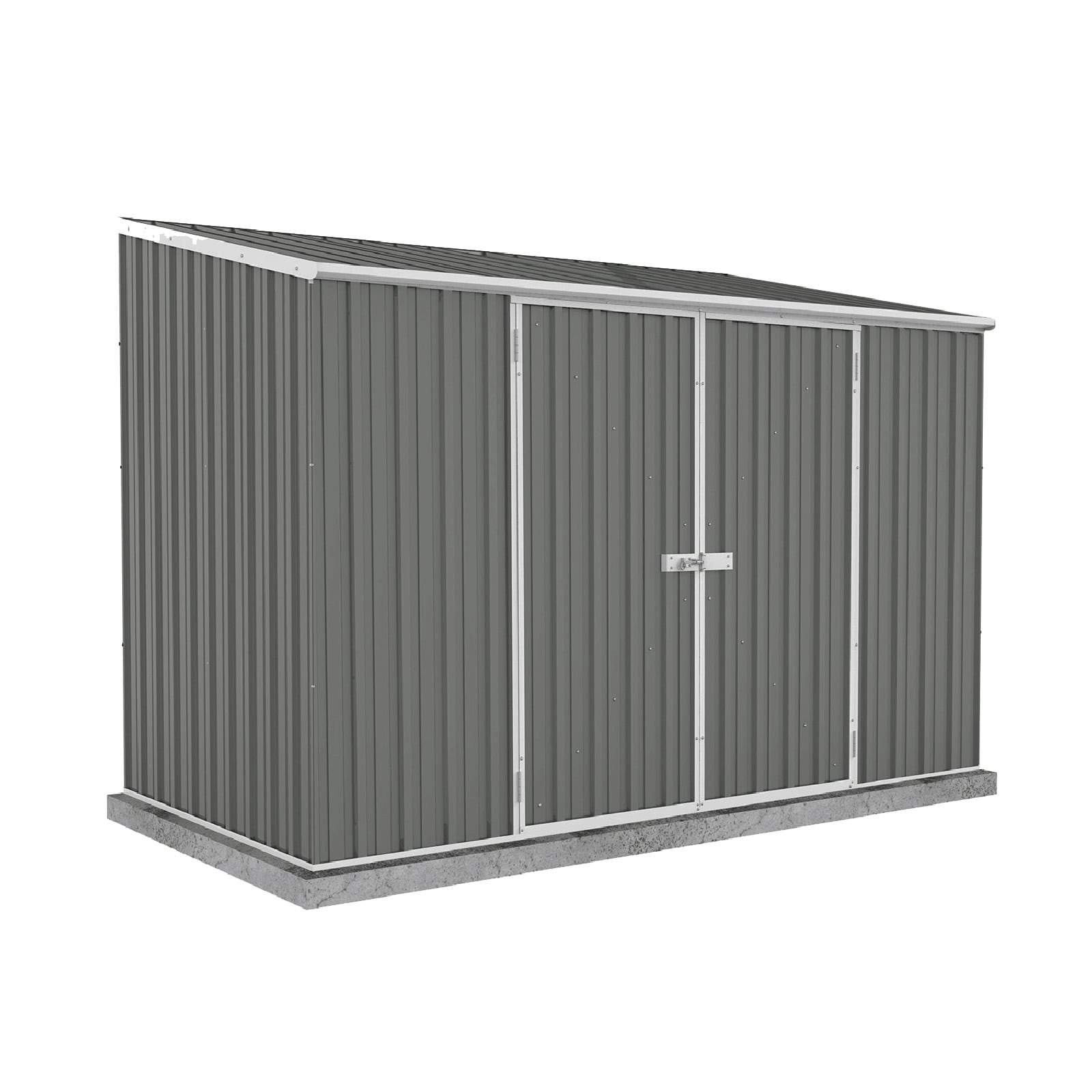 ABSCO AB1111 5-ft x 10-ft Space Saver Galvanized steel Storage Shed