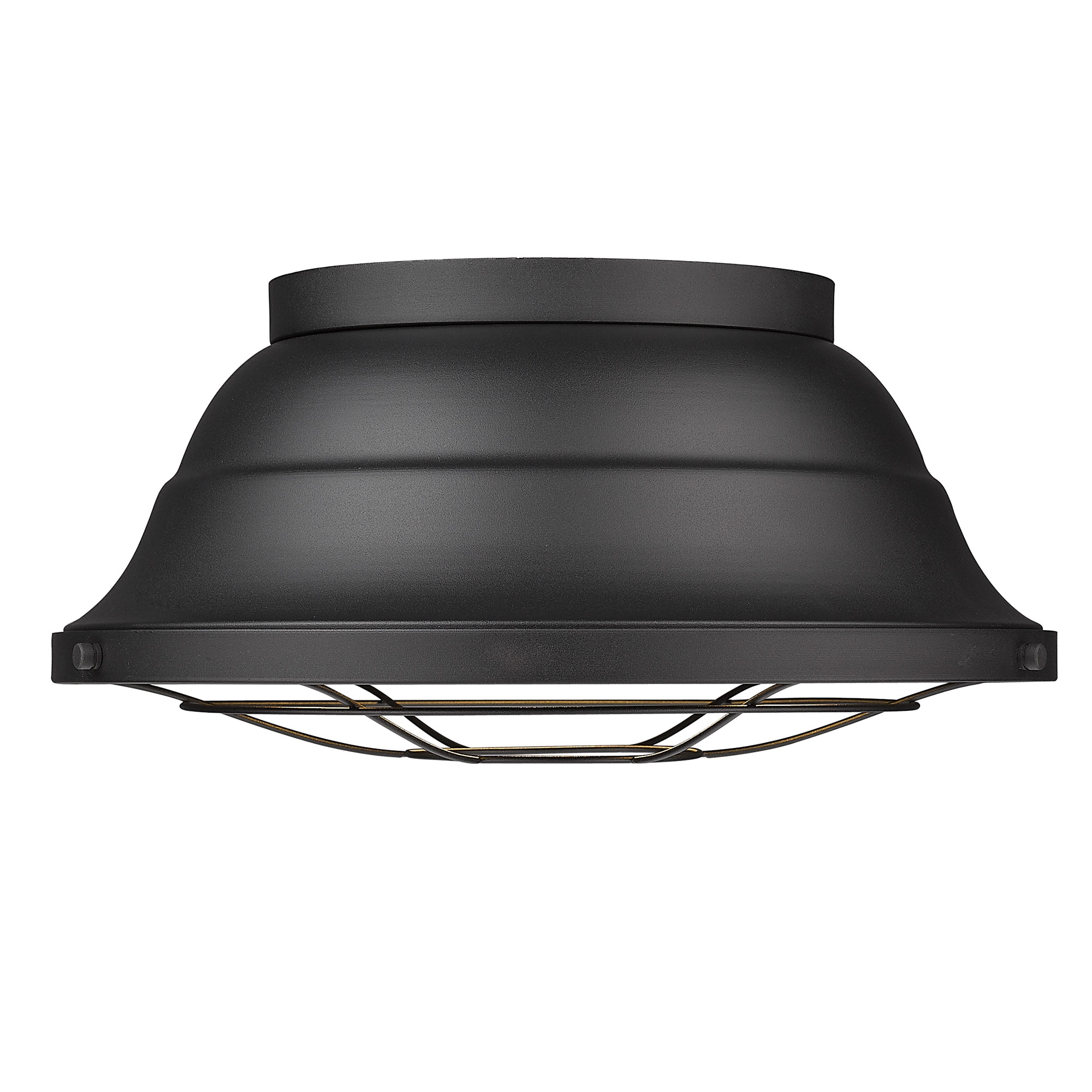 Natural Black Aluminum Indoor/Outdoor Flush Mount Light