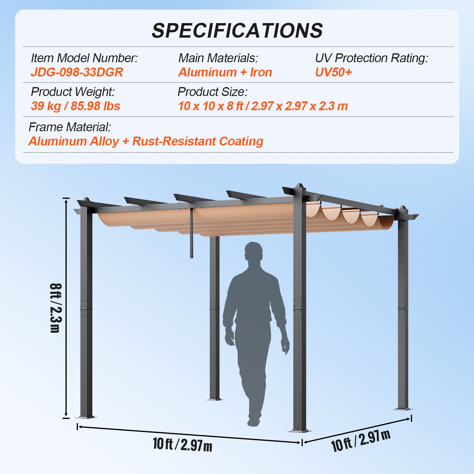 Wooakway FXLS0609-604A230 Pergolas-2 - View #3