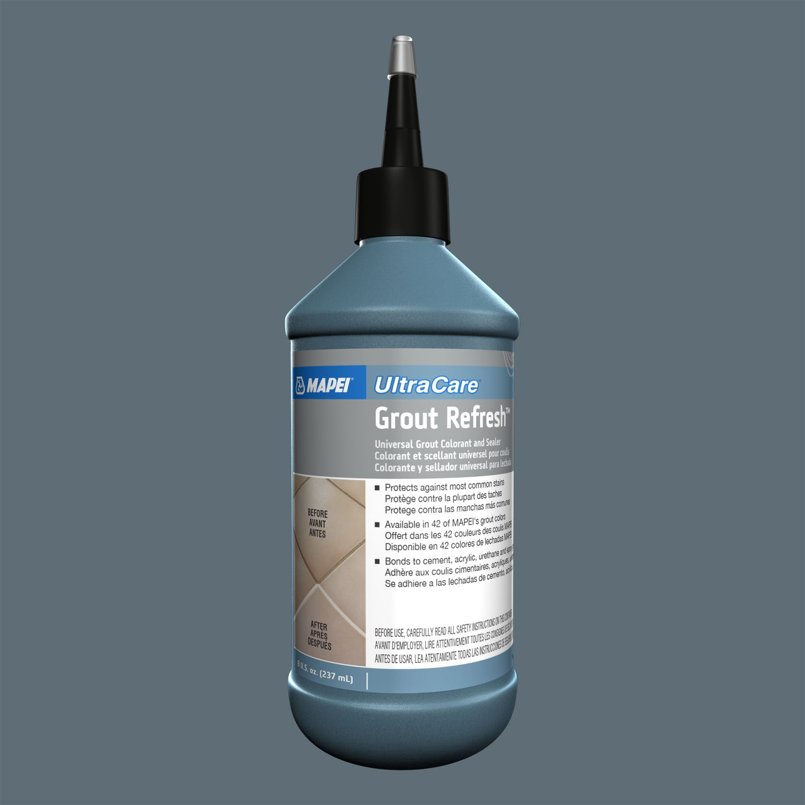 MAPEI 5LA523133 Grout Refresh 8 Fluid ounce(s) Deep Ocean #5231 Ceramic/porcelain tile Grout sealer