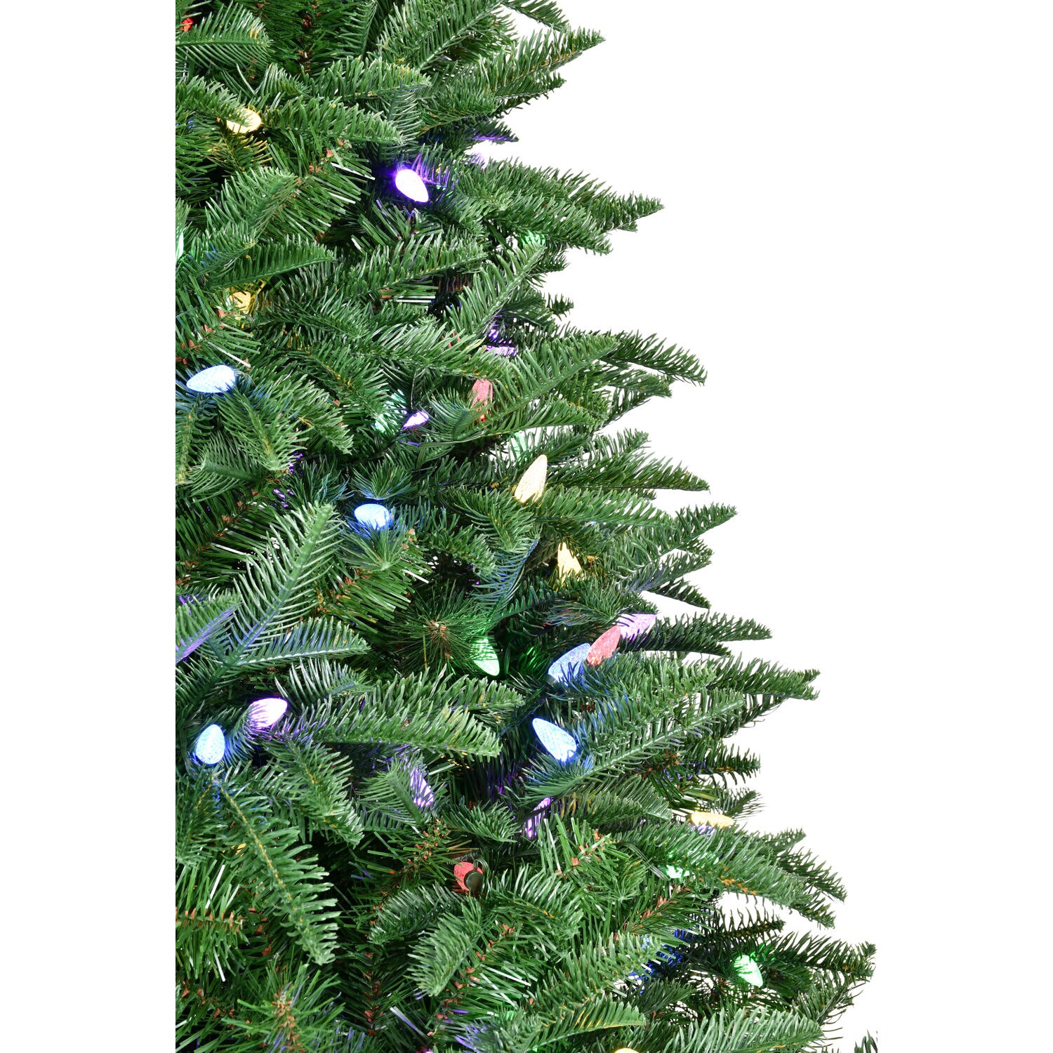 7 ft. Mountain Frasier Artificial Christmas Tree with 650 Clear LED Lights - 59 in. Wide