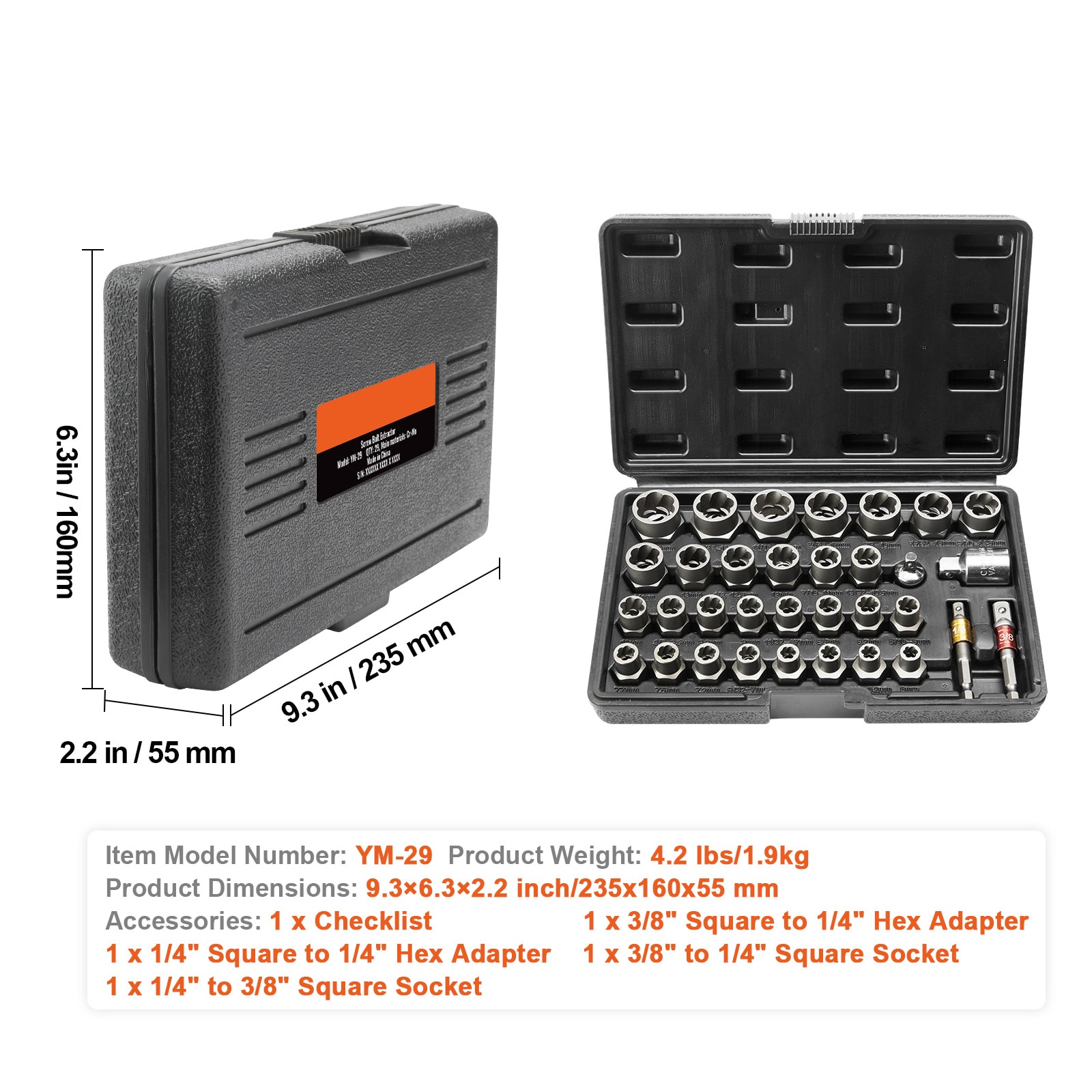 VEVOR SCLMTQQ29JT003491V0 Bolt-Extractors - View #7