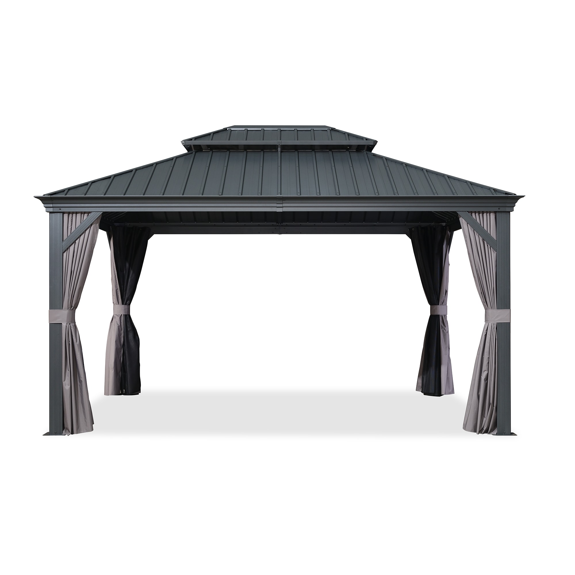 PURPLE LEAF LS04GHTG1114-1 Wood-Resin-Gazebos - View #2