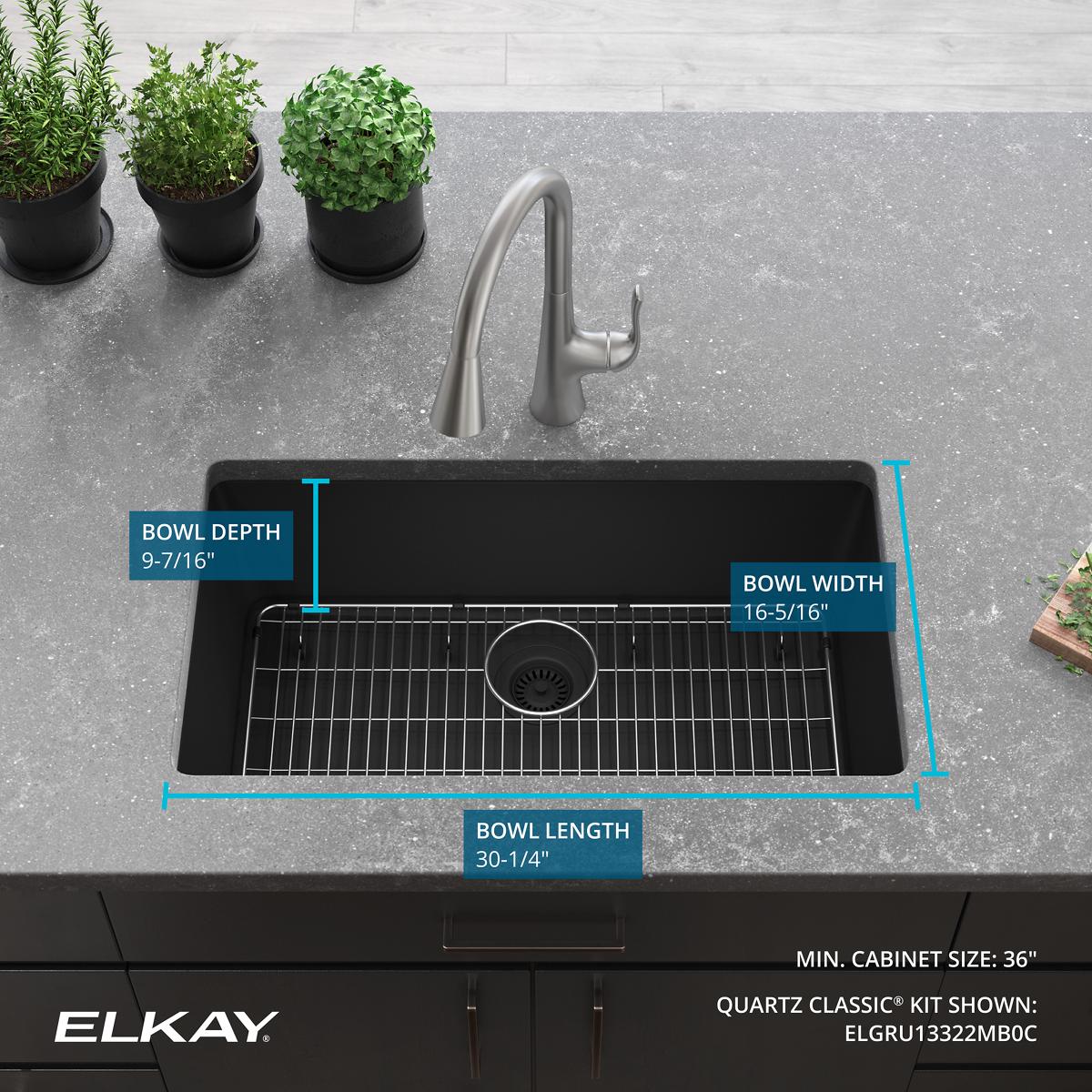 Elkay ELGRU13322MB0C Kitchen-Sinks - View #6