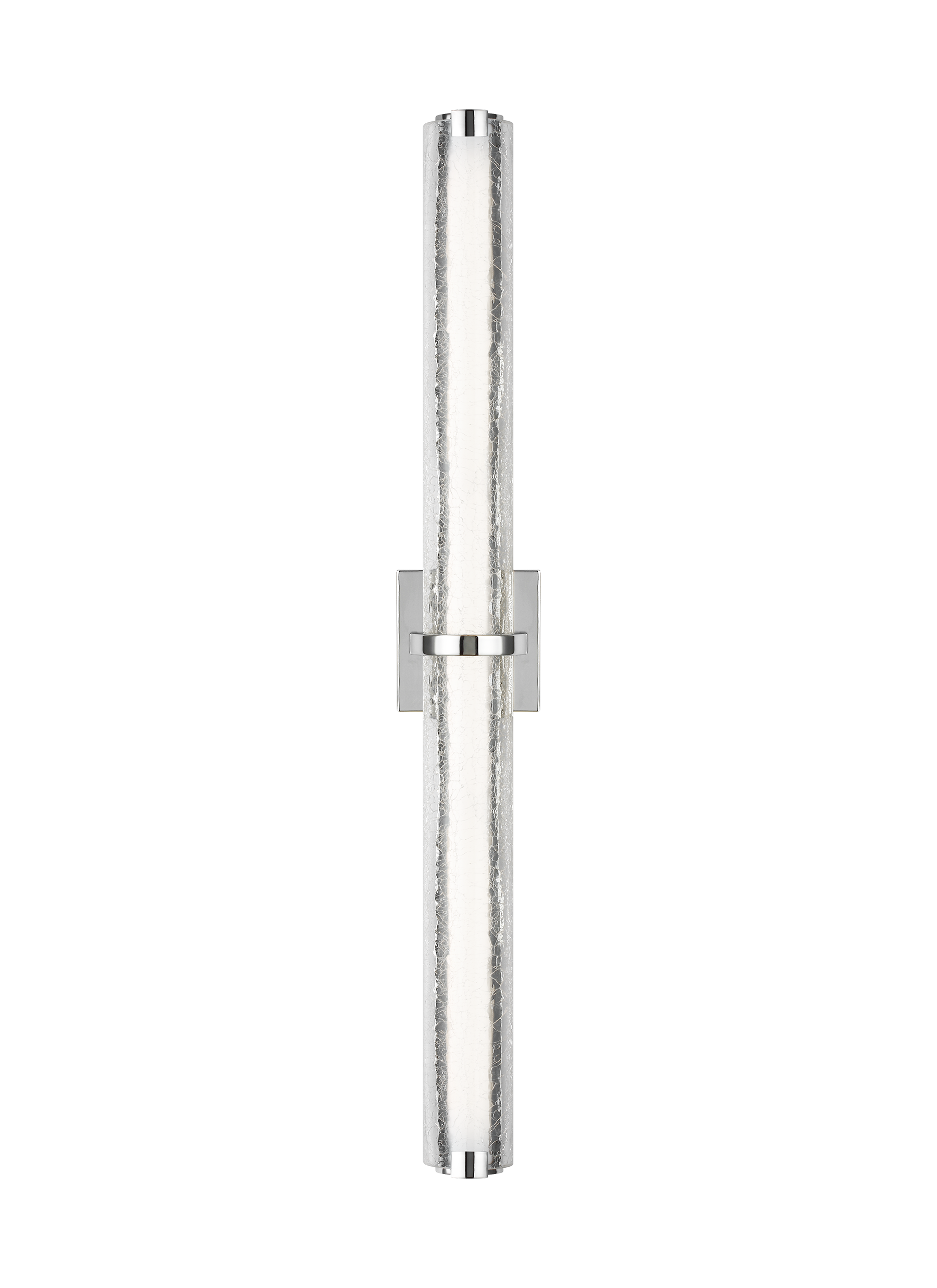 Generation Lighting WB1878CH-L1 Cutler 36-in 1 -Light Polished Chrome Integrated LED Modern/contemporary Vanity light bar