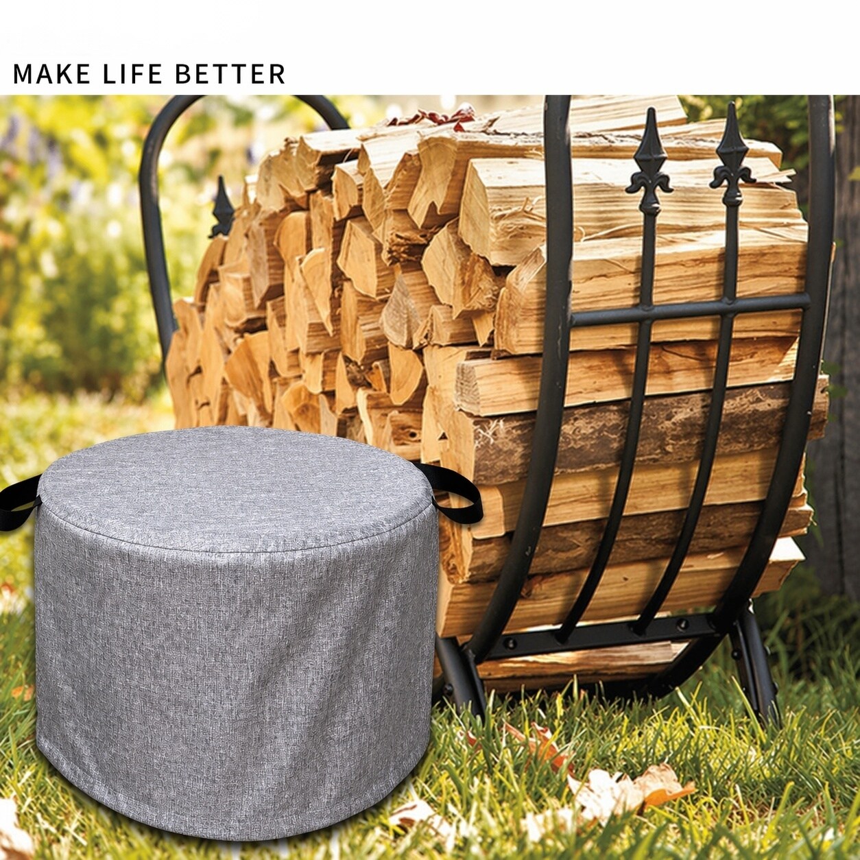 ITOPFOX LIT0626I029 Fire-Pit-Covers - View #2