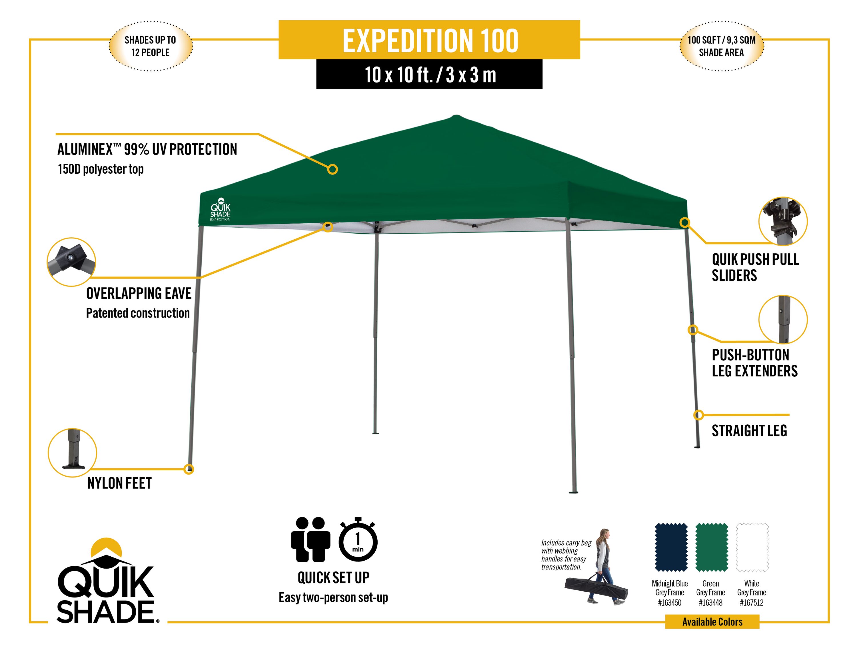 Quik Shade 163448DS Canopies-Sl - View #10