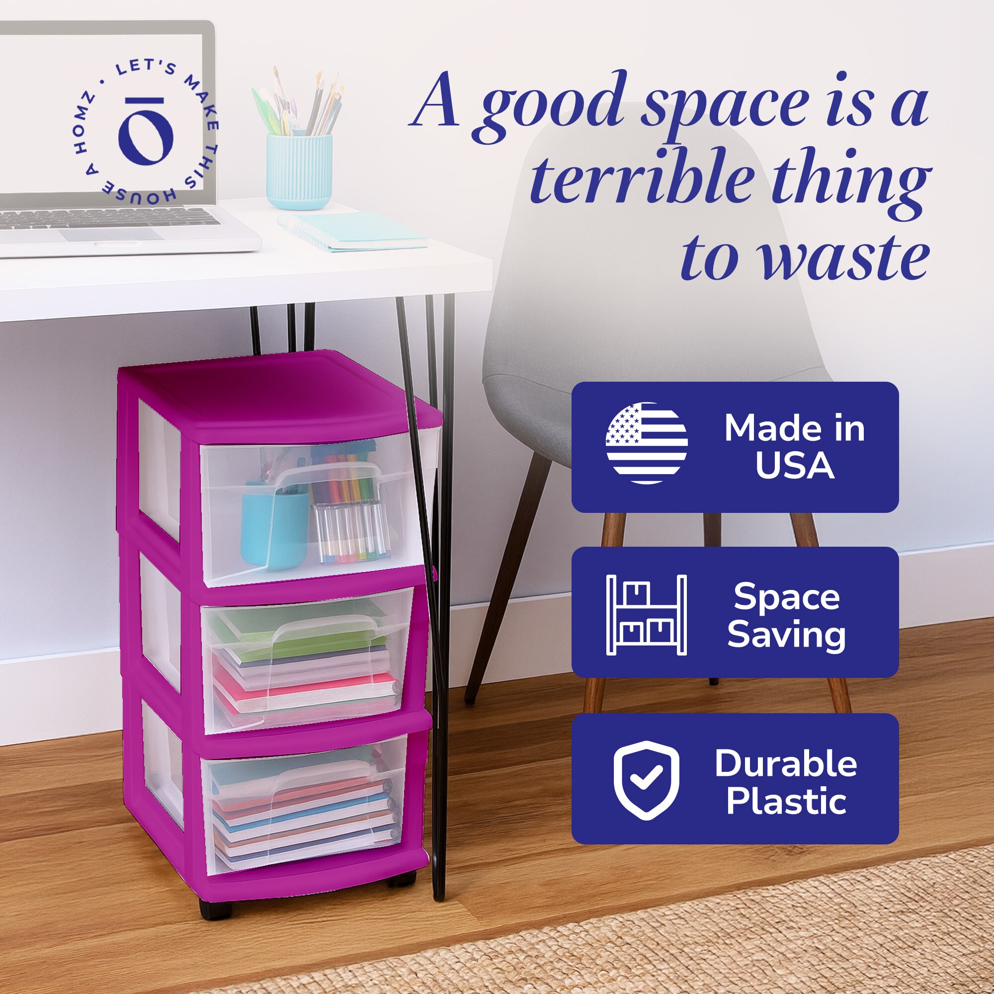Homz Products 323708 Storage-Drawers - View #5