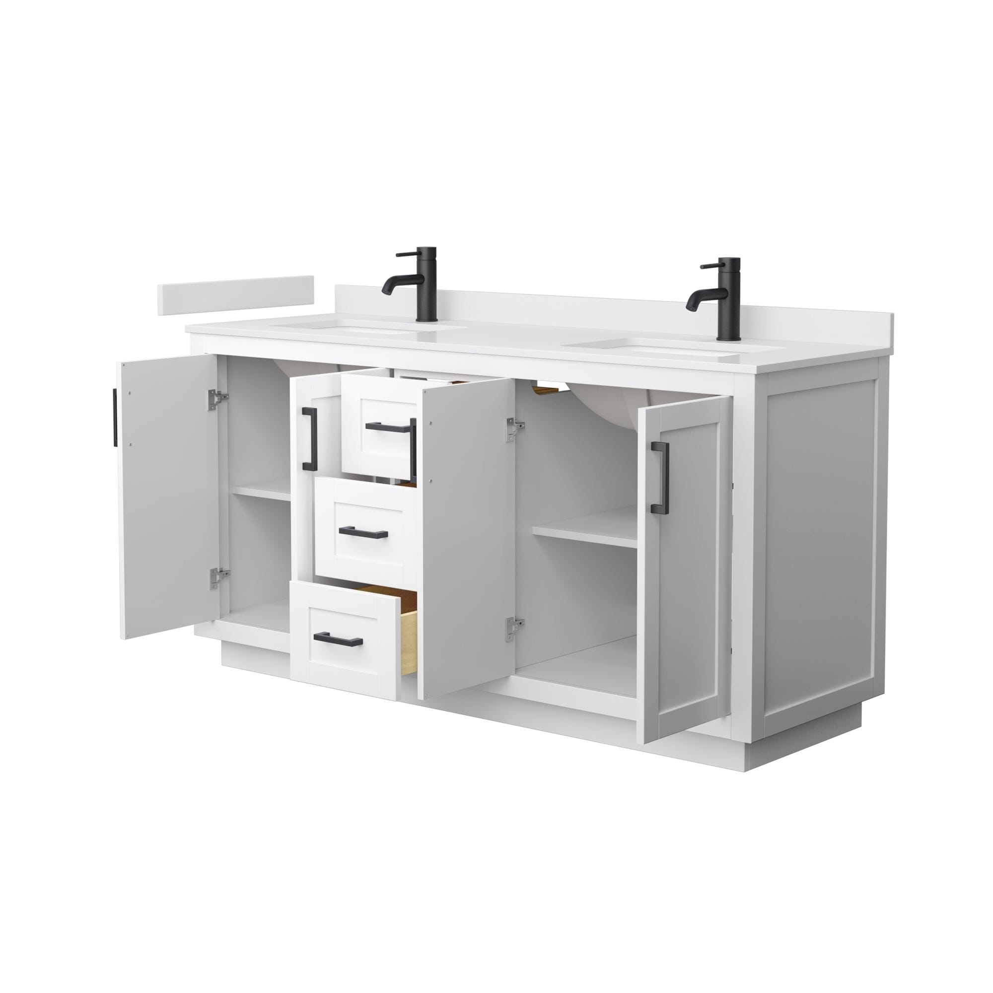 Wyndham Collection WCF292966DWBWCUNSMXX Bath-Vanity-Combo - View #3